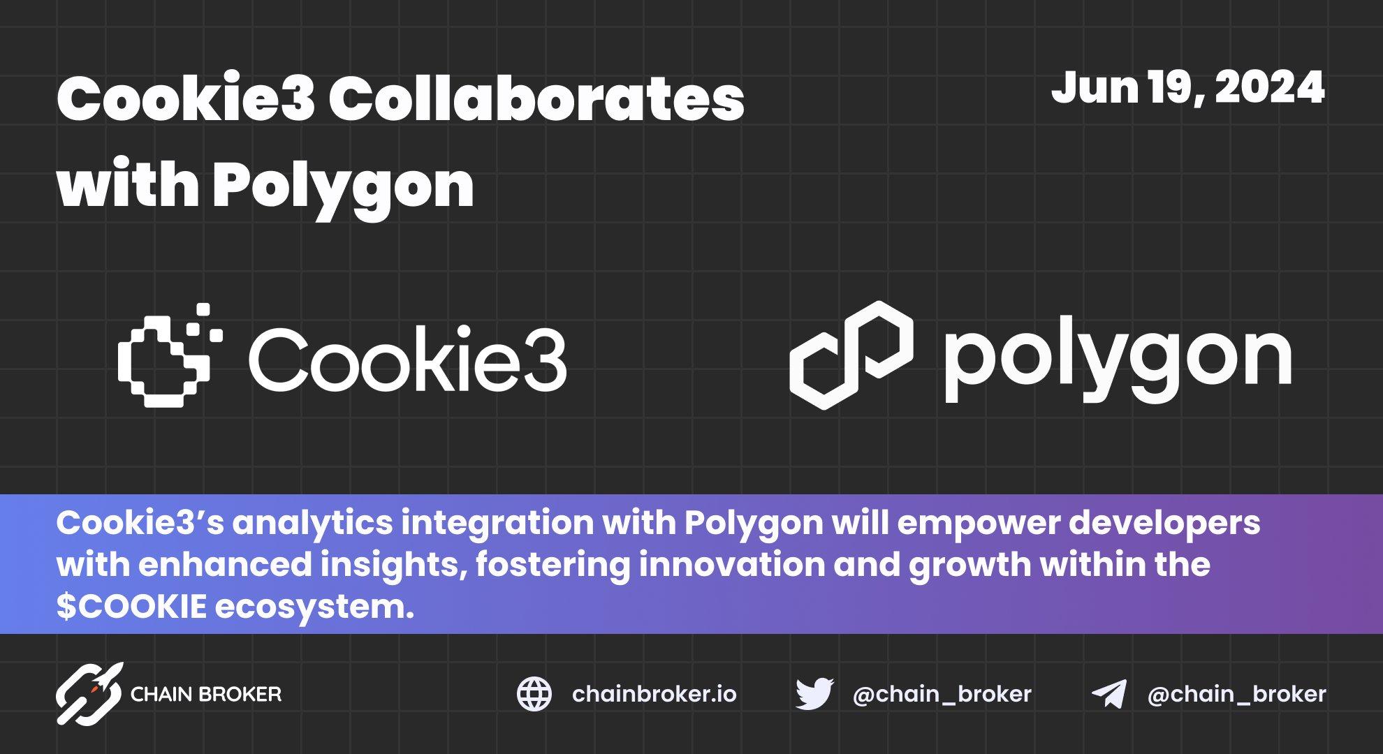 Cookie3 Collaborates with Polygon Cookie3 Collaborates with Polygon