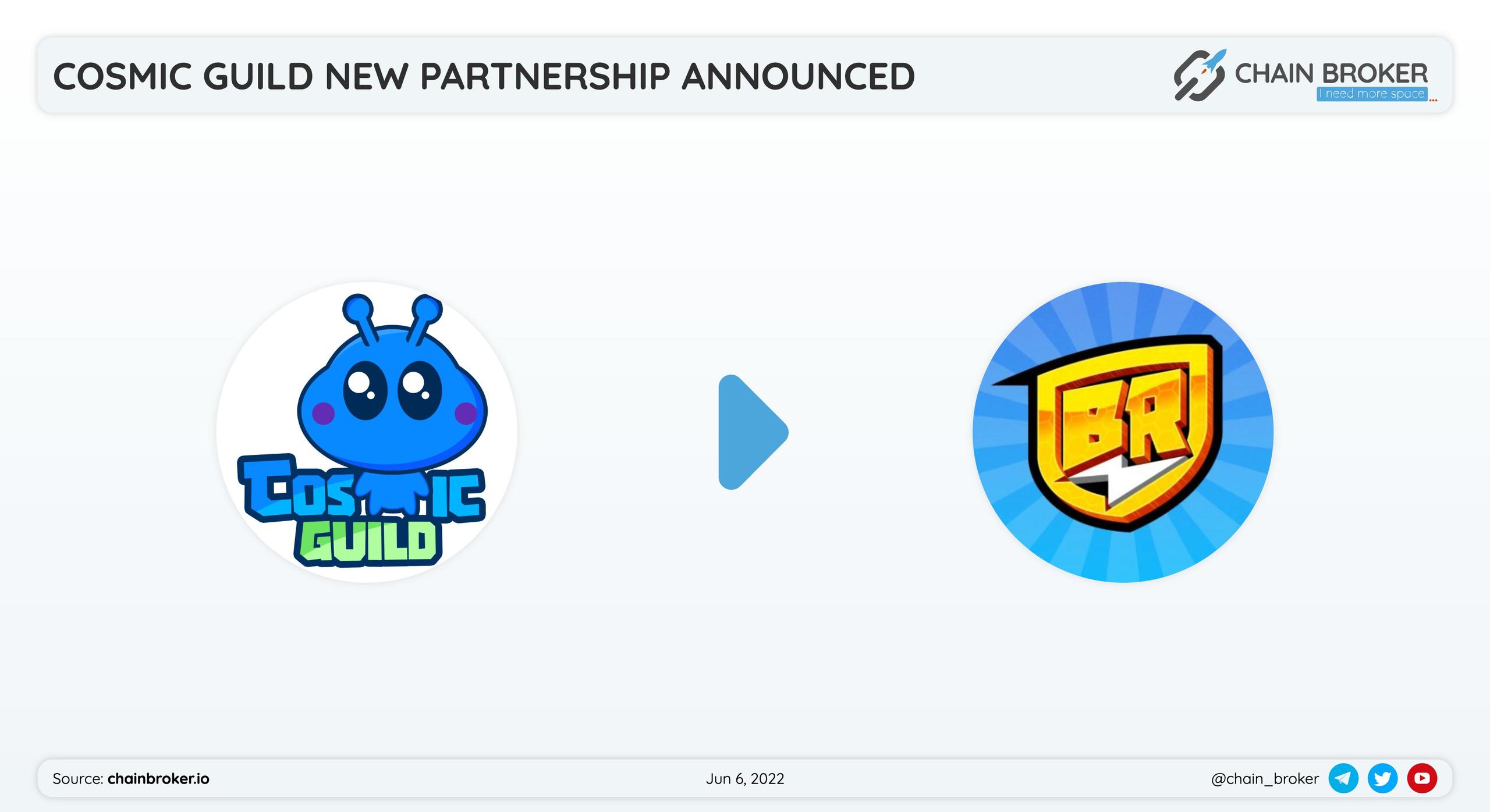 Cosmic Guild has partnered Blast Royale Cosmic Guild has partnered Blast Royale