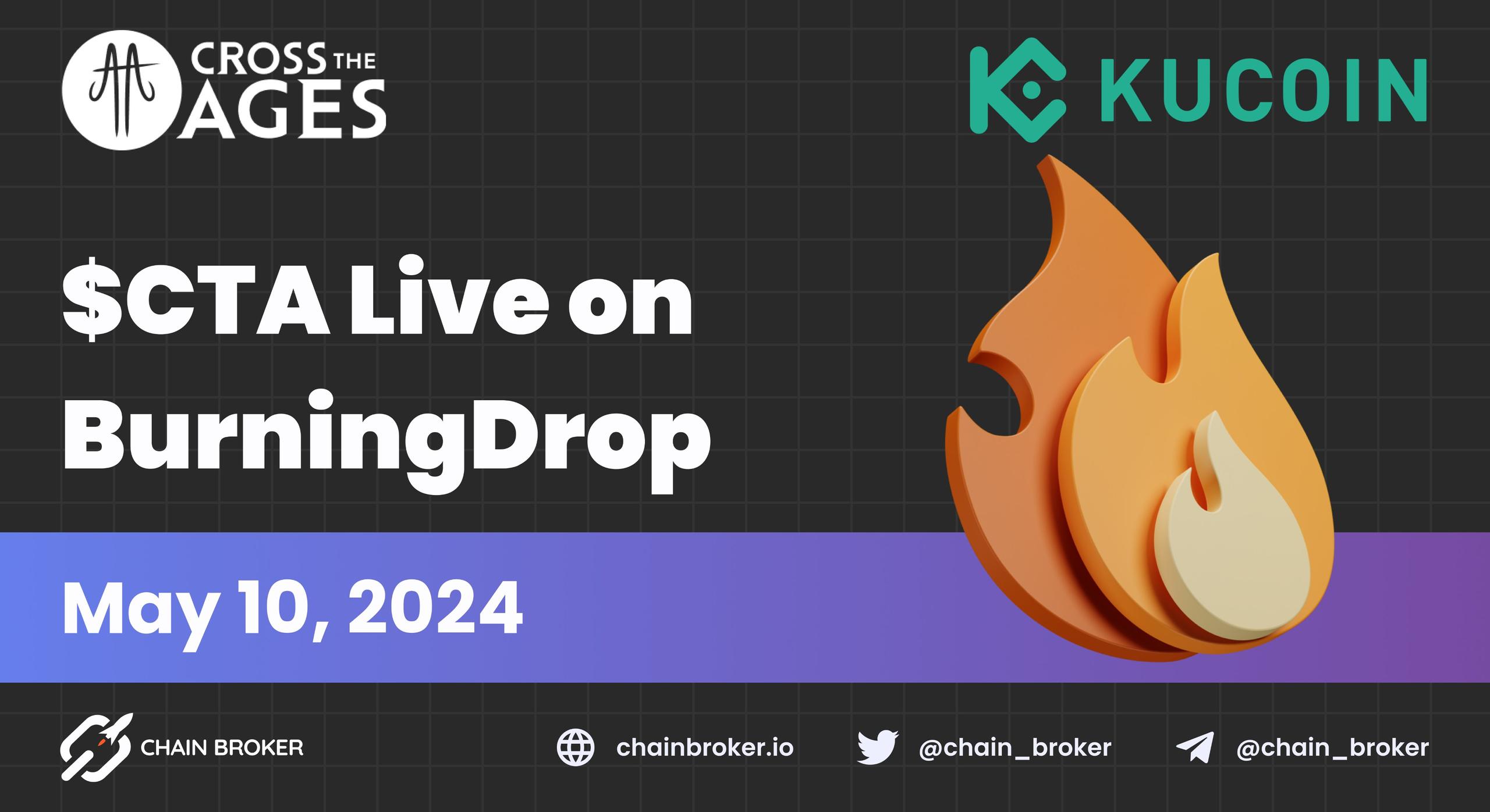 Cross The Ages is Live on BurningDrop Cross The Ages is Live on BurningDrop