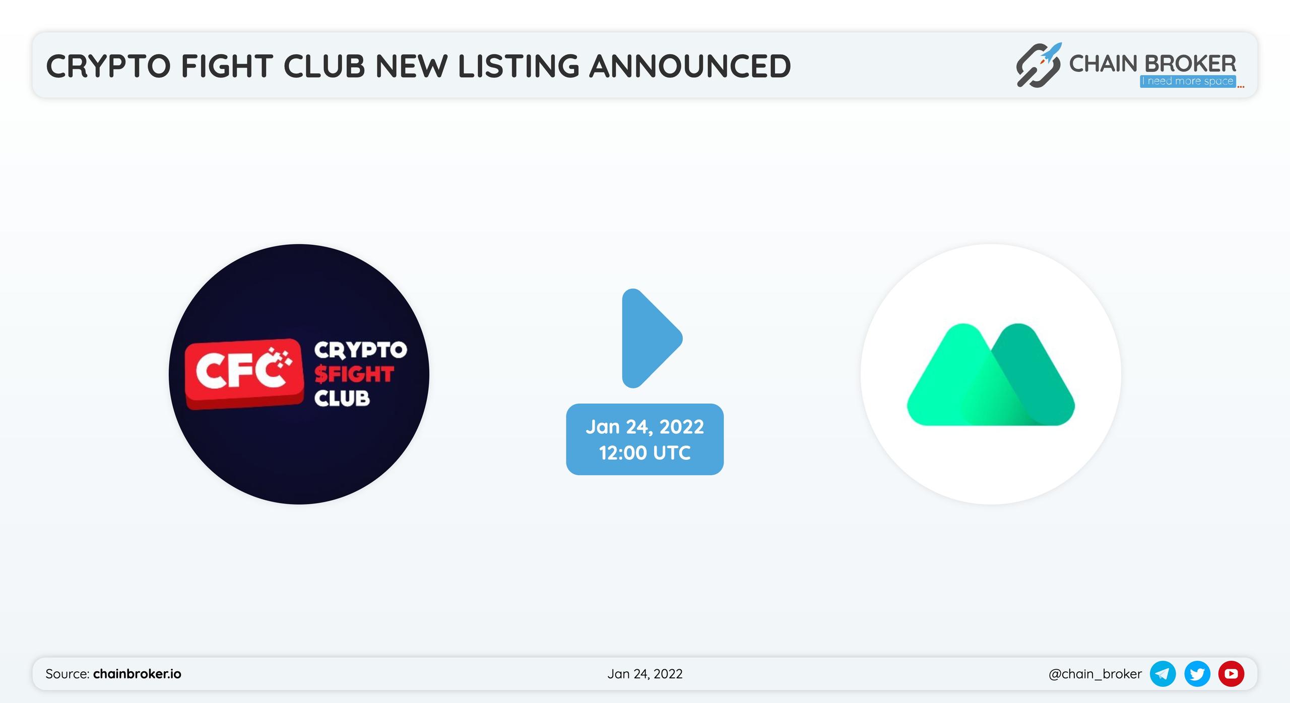 Crypto Fight Club has partnered with MEXC for a token listing. Crypto Fight Club has partnered with MEXC for a token listing.