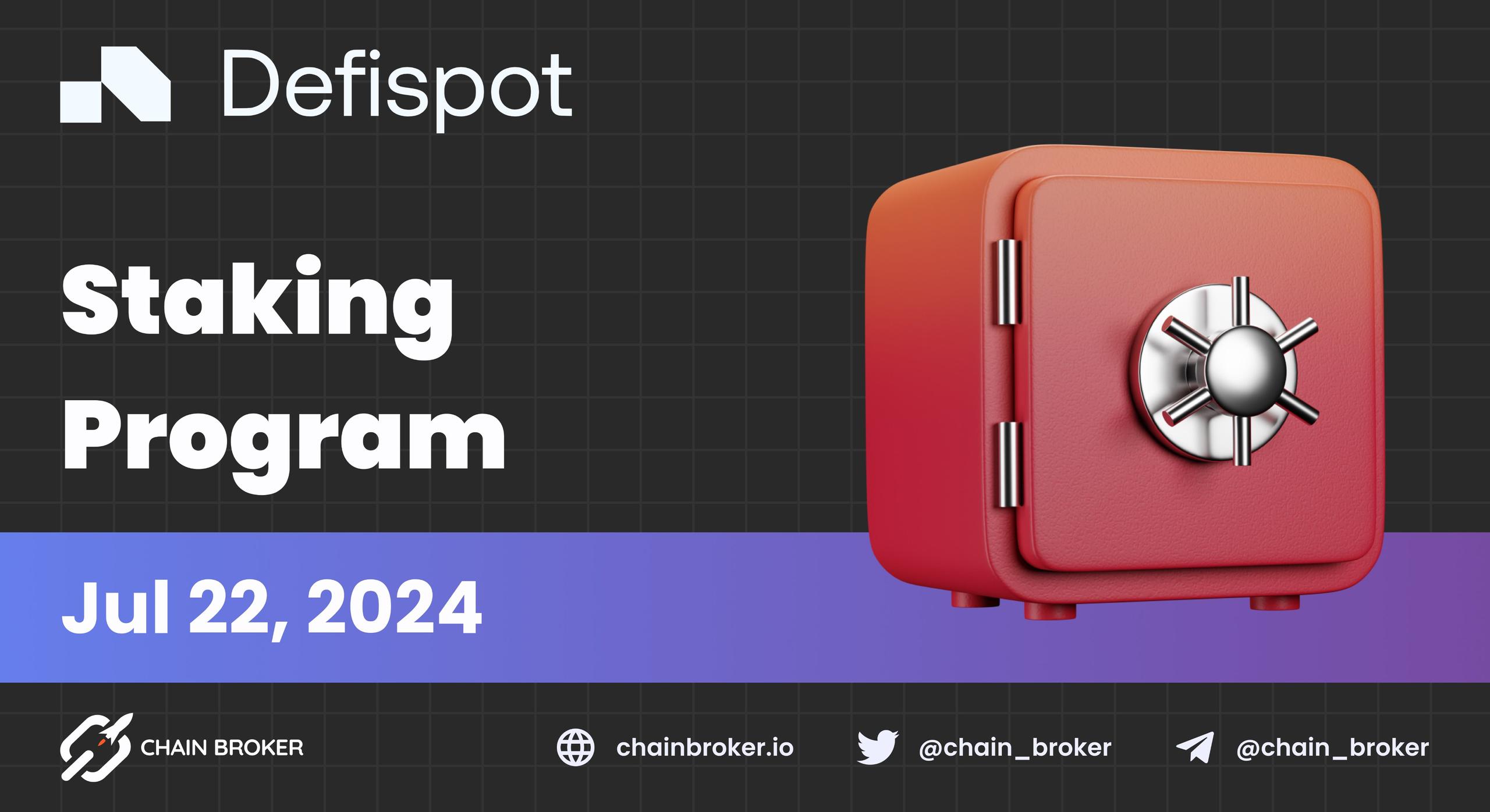 Defispot Announces the $SPOT Staking Program Defispot Announces the $SPOT Staking Program