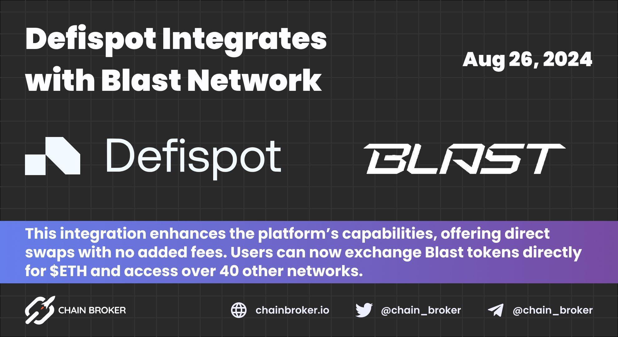 Defispot Integrates with Blast Network Defispot Integrates with Blast Network