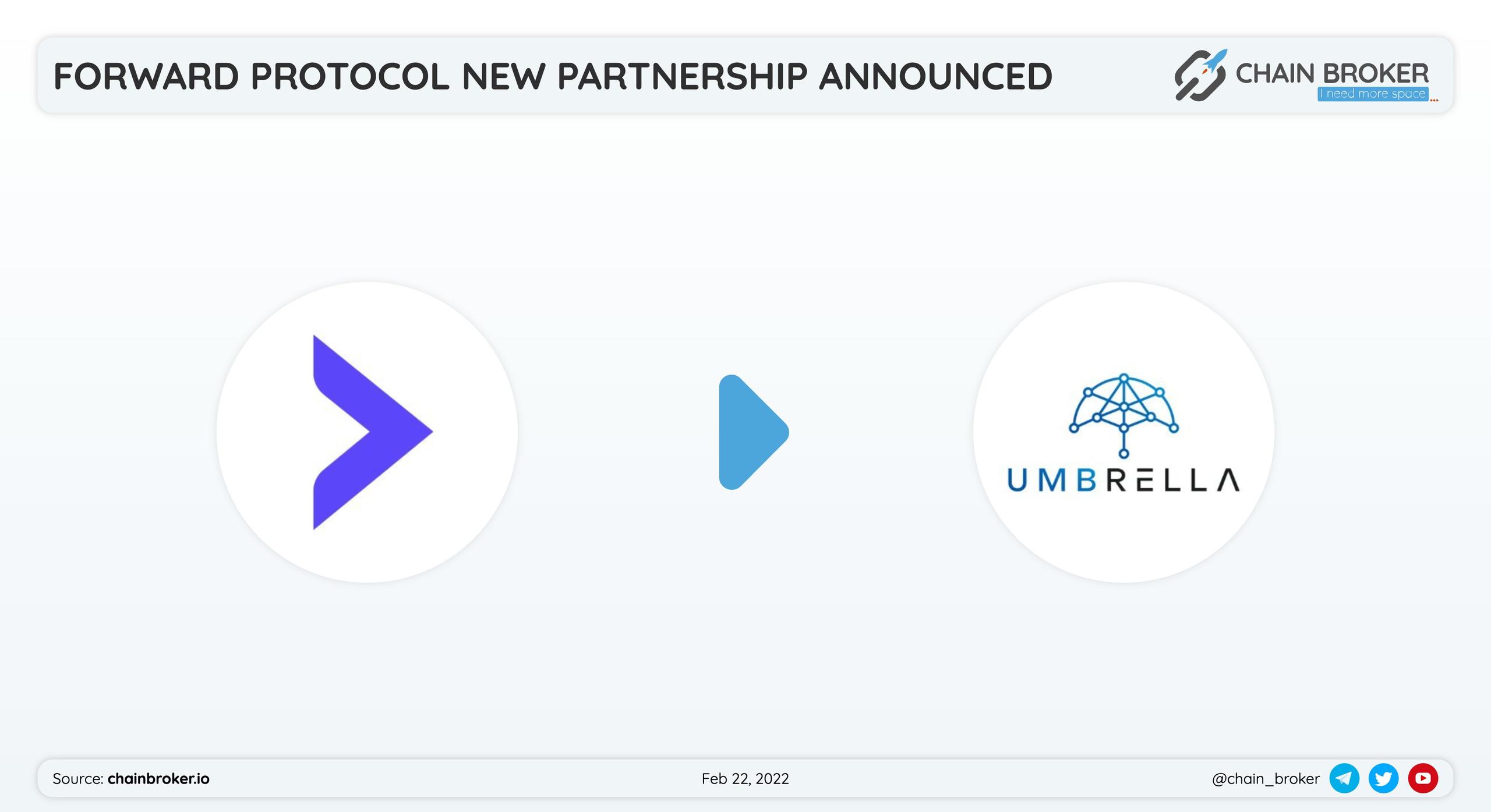 Forward Protocol has partnered with Umbrella Network for a #web3 adoption. Forward Protocol has partnered with Umbrella Network for a #web3 adoption.