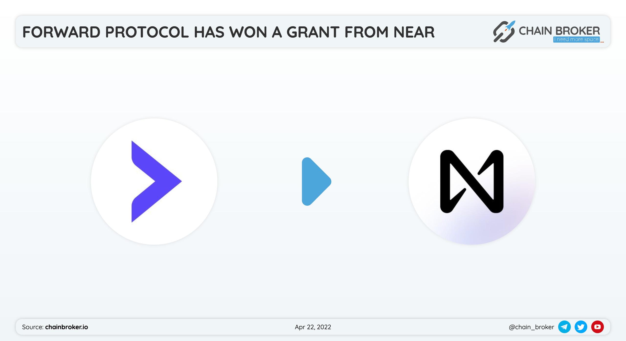 Forward Protocol  has gained a grant from NEAR Protocol .