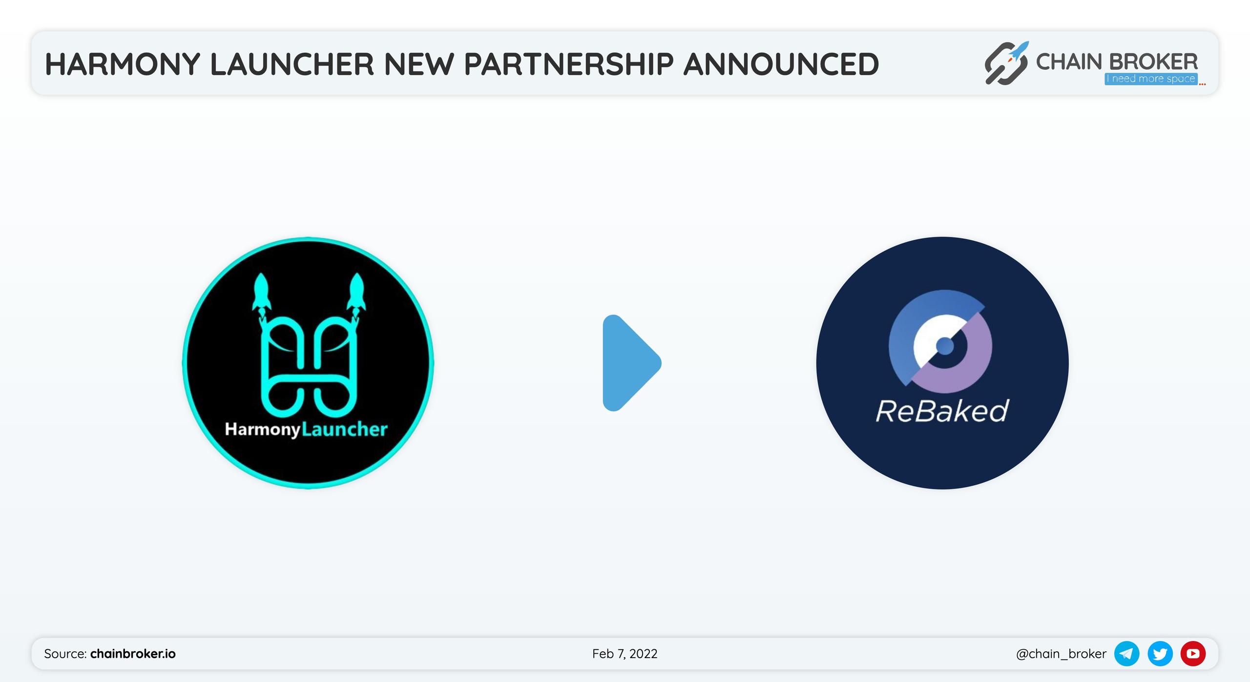 Harmony Launcher has partnered with rebaked