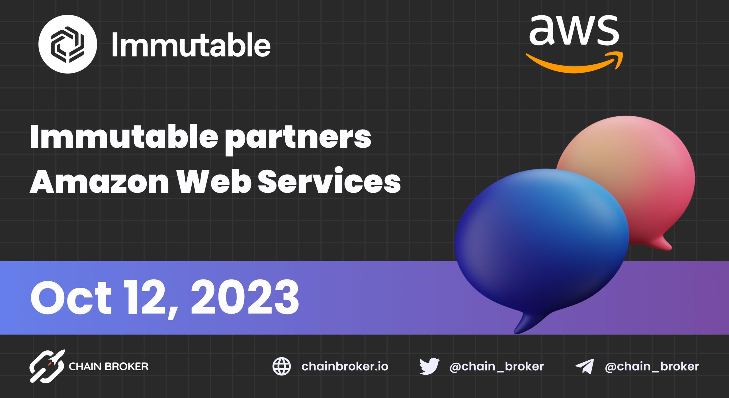 Immutable partners with Amazon Web Services Immutable partners with Amazon Web Services
