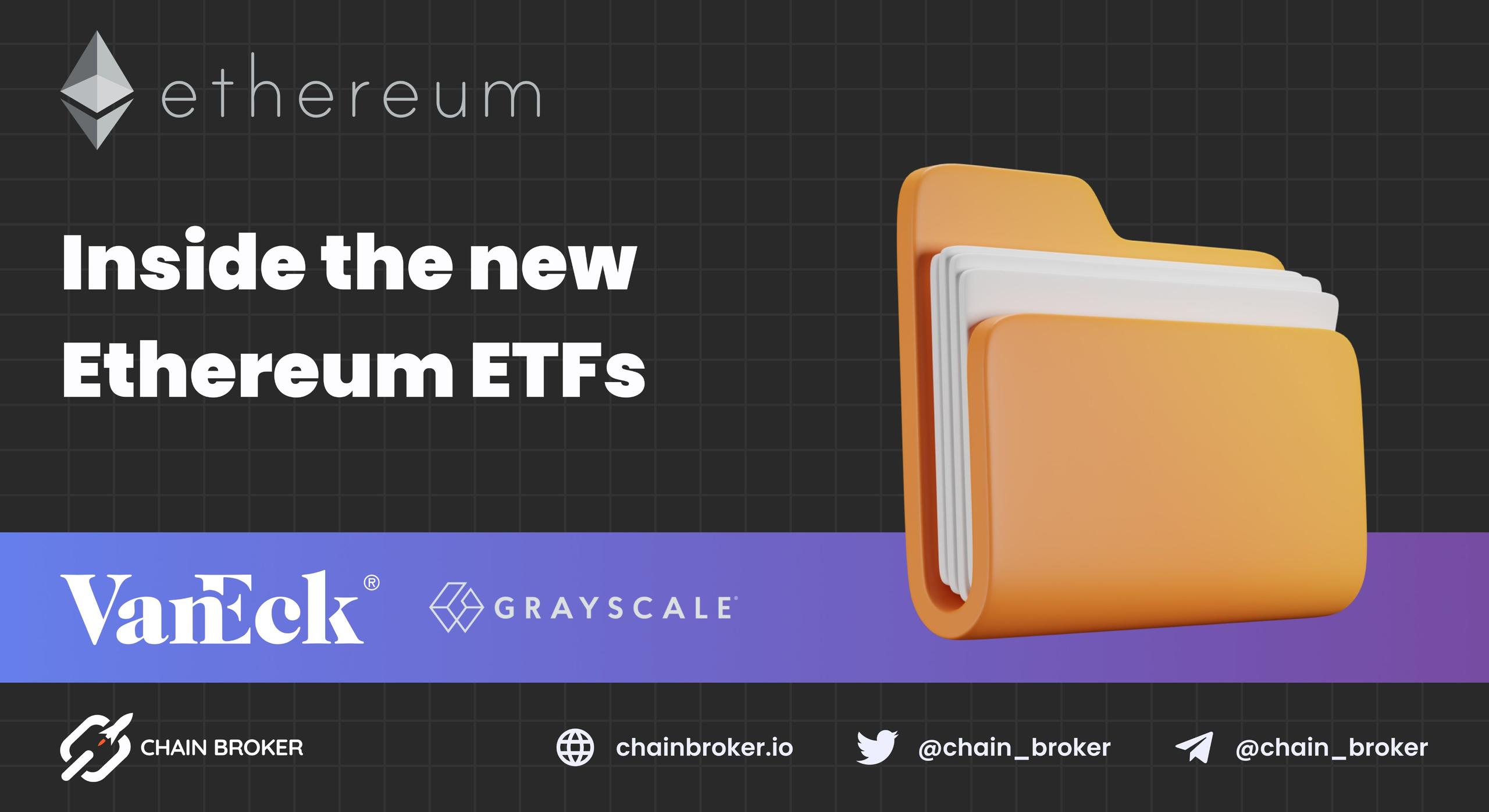 Inside a surge in news about new ETH ETF's Inside a surge in news about new ETH ETF's