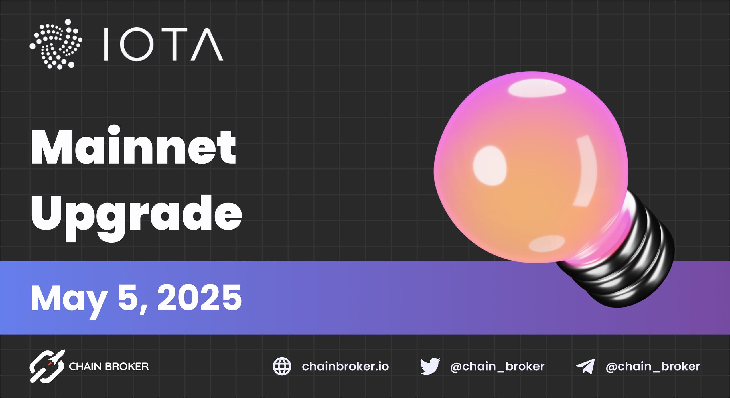 IOTA Announces Major Mainnet Upgrade IOTA Announces Major Mainnet Upgrade