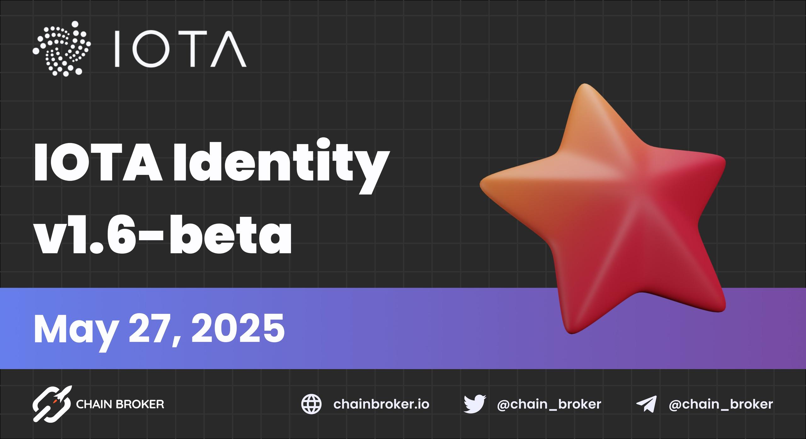 IOTA Identity Mainnet-Ready Release IOTA Identity Mainnet-Ready Release