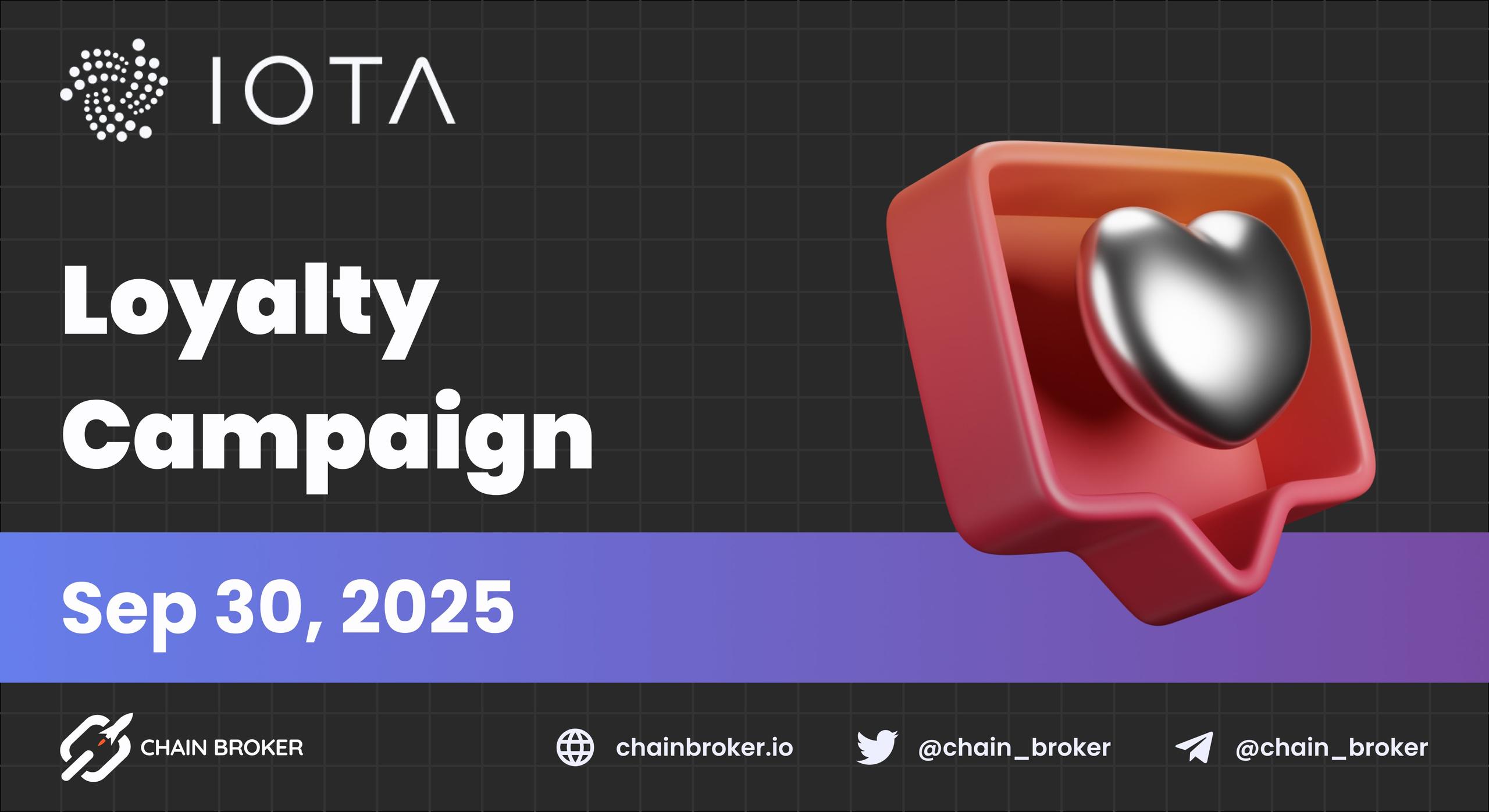 IOTA Launches a Loyalty Campaign with GiveRep IOTA Launches a Loyalty Campaign with GiveRep