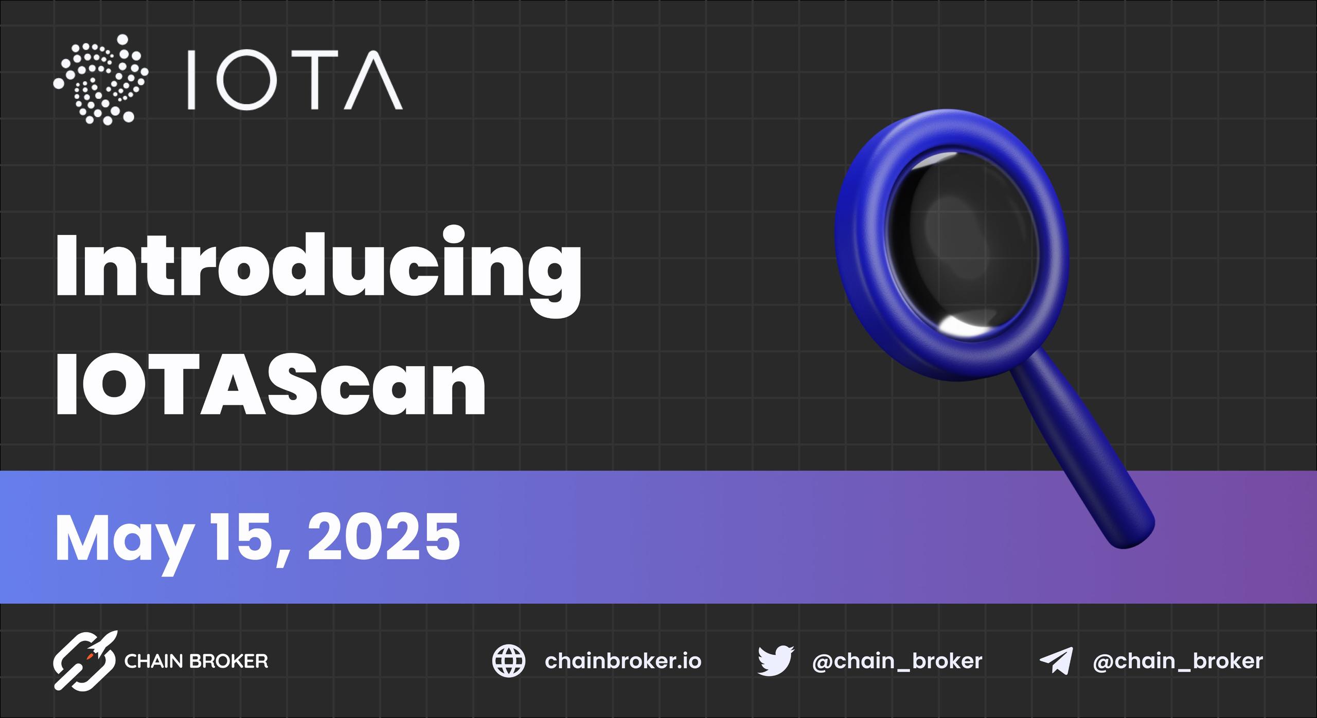 IOTAScan Launches on IOTA Rebased Mainnet IOTAScan Launches on IOTA Rebased Mainnet