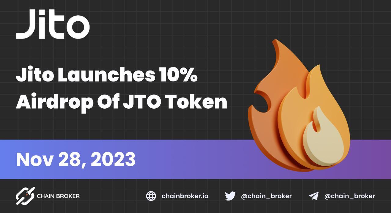 Jito Launches a JTO Token and Announces an Airdrop Jito Launches a JTO Token and Announces an Airdrop