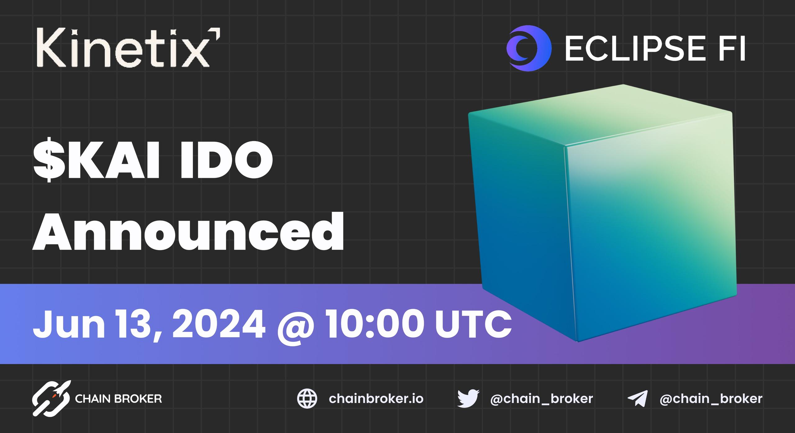 Kinetix Announces an IDO on Eclipse Fi Kinetix Announces an IDO on Eclipse Fi