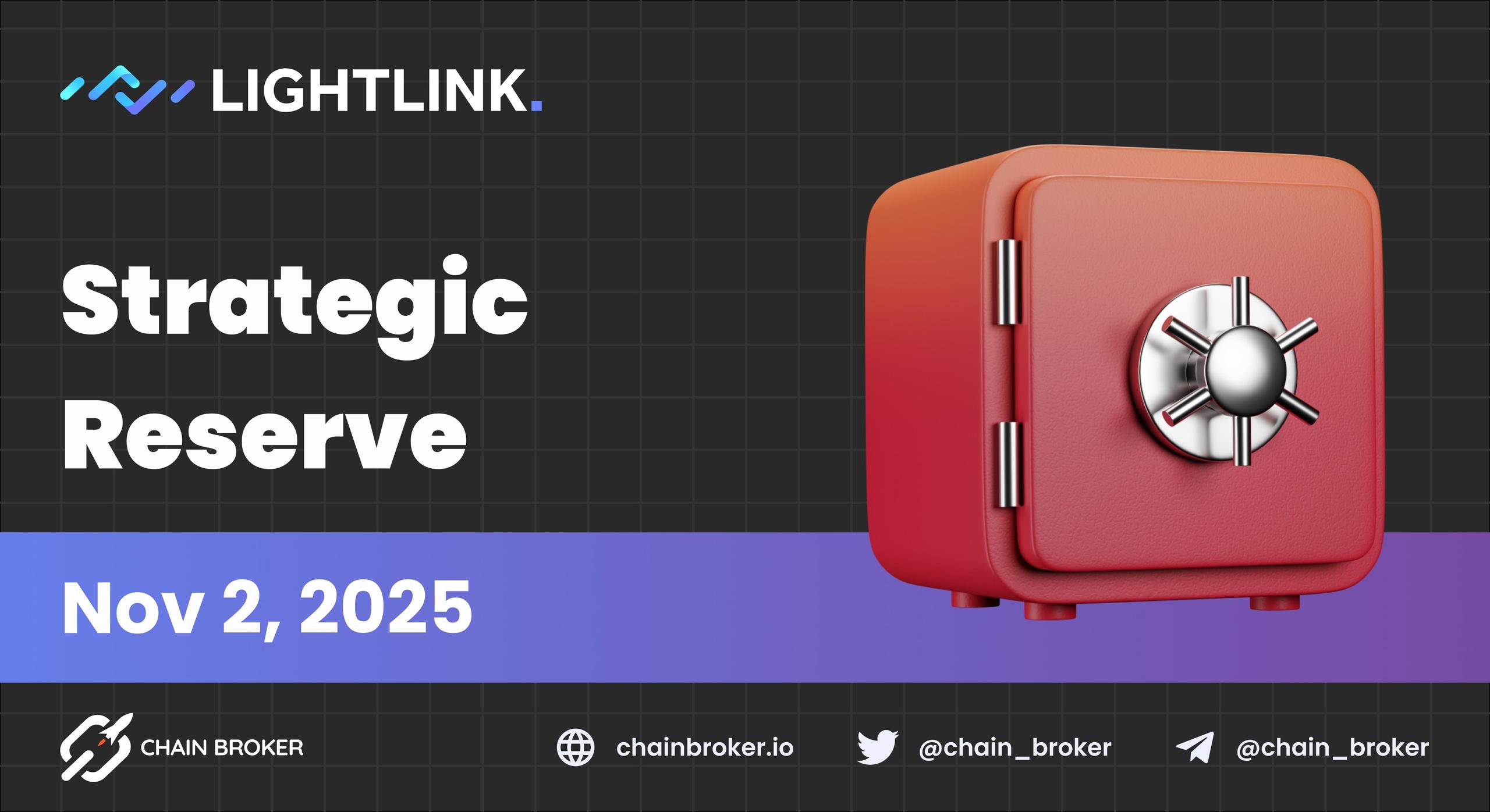 LightLink Establishes a Strategic Reserve LightLink Establishes a Strategic Reserve