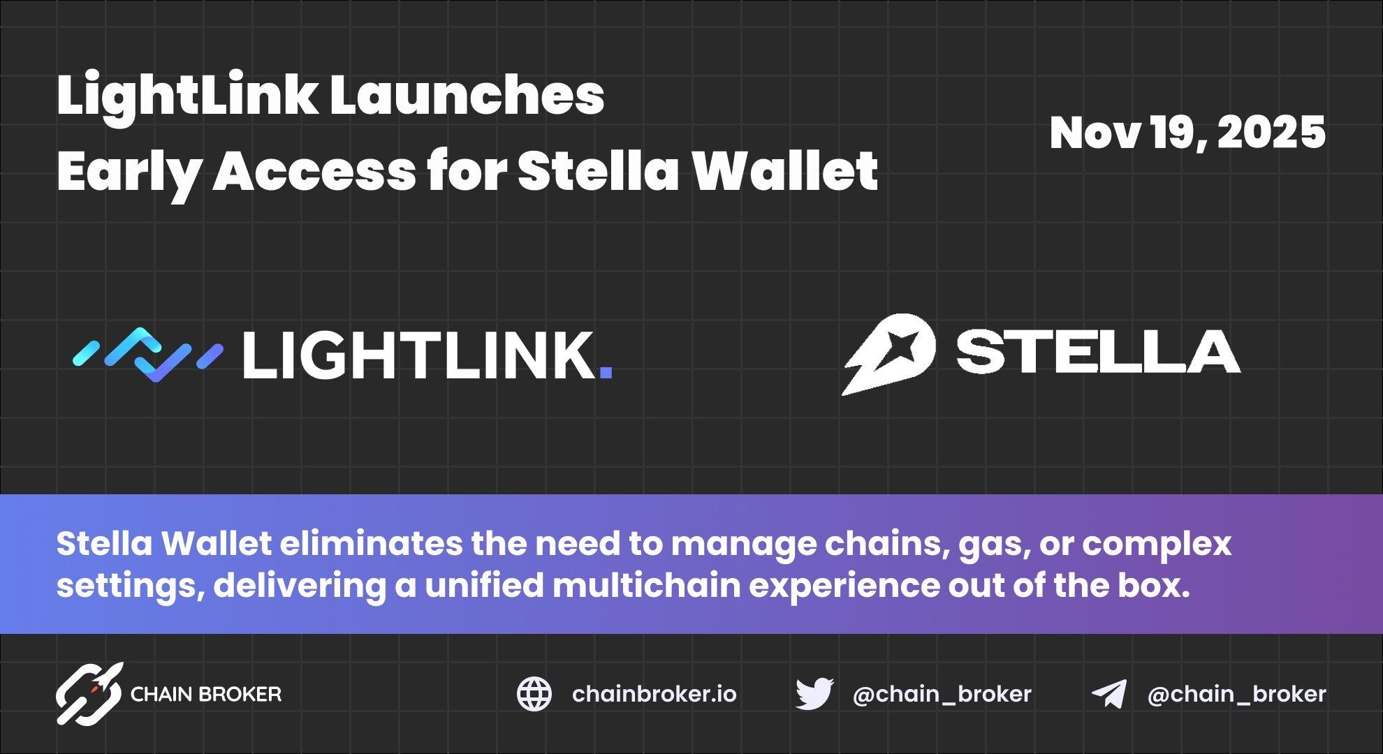LightLink Launches Early Access for Stella Wallet LightLink Launches Early Access for Stella Wallet