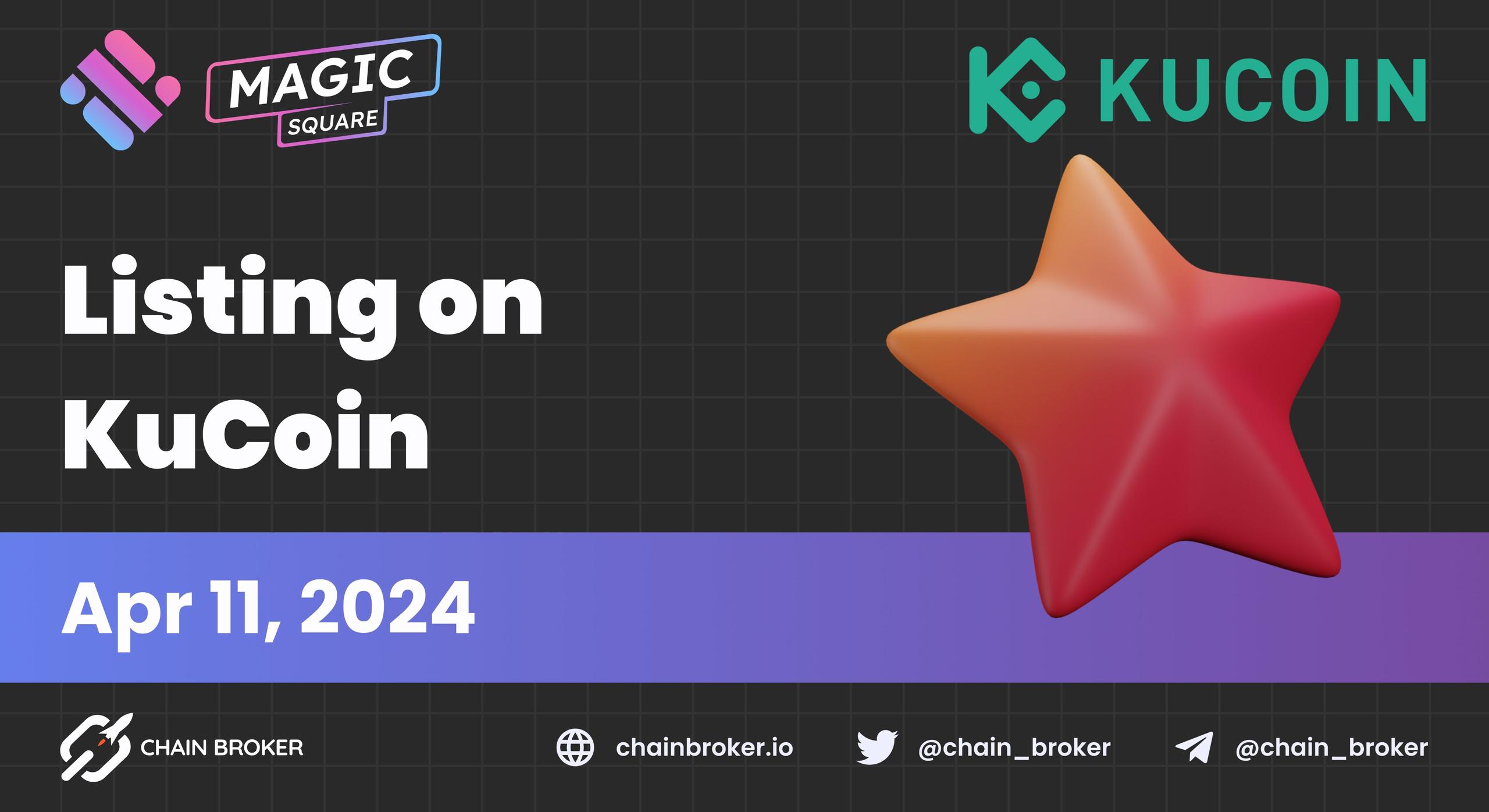 Magic Square has been Listed on KuCoin Magic Square has been Listed on KuCoin