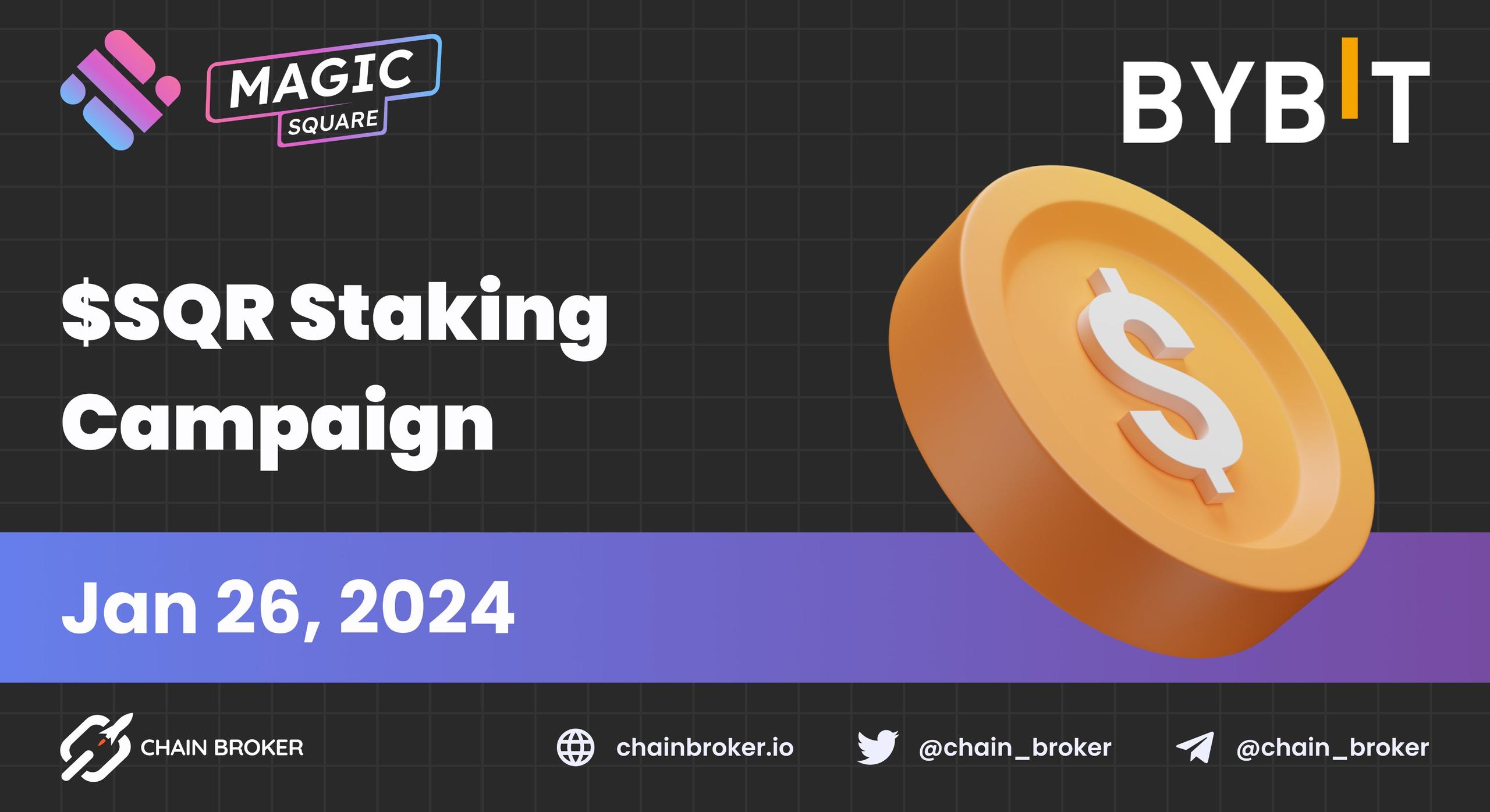 Magic Square launches Staking Campaign on Bybit Magic Square launches Staking Campaign on Bybit