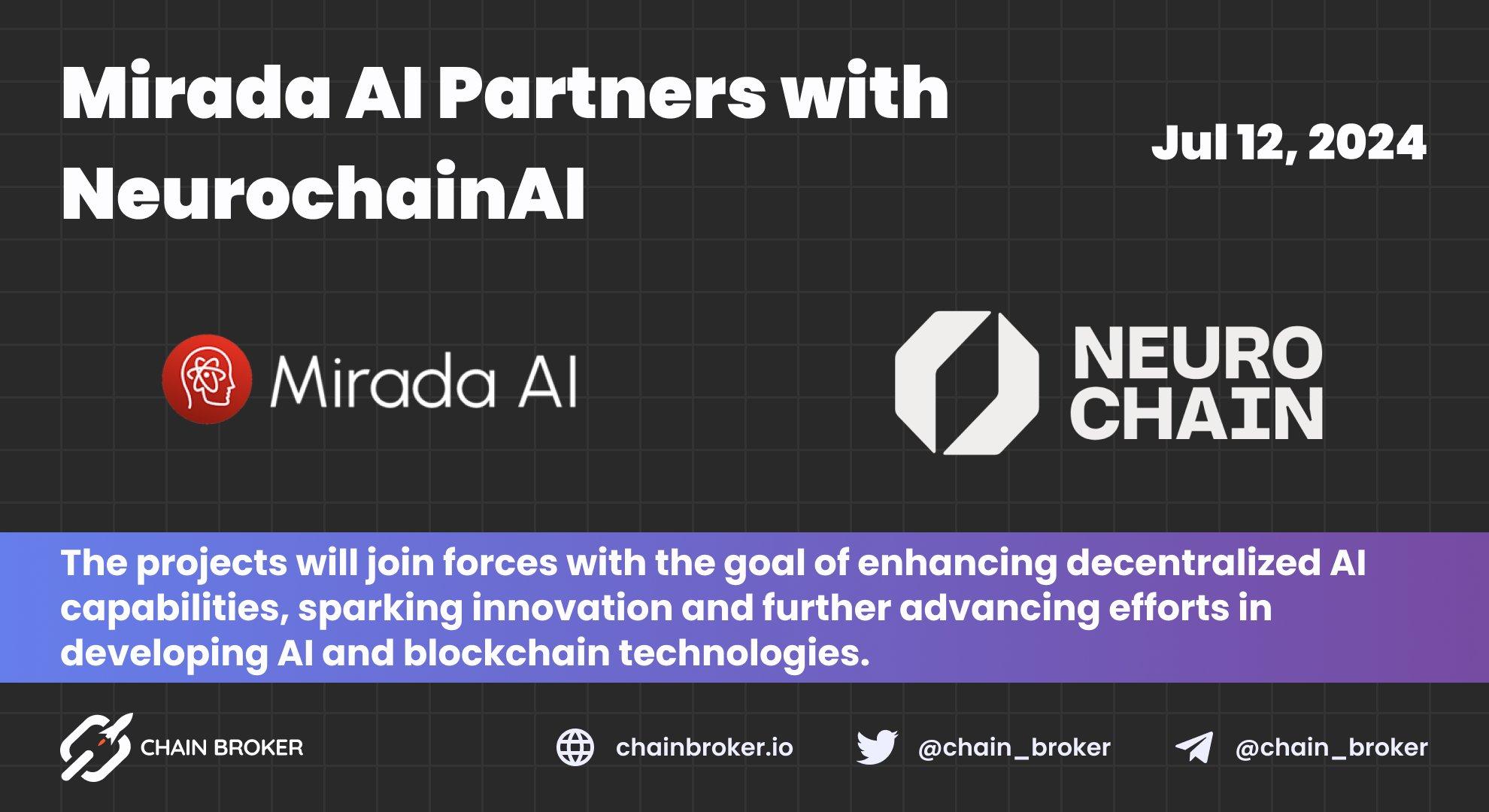 Mirada AI Partners with NeurochainAI Mirada AI Partners with NeurochainAI