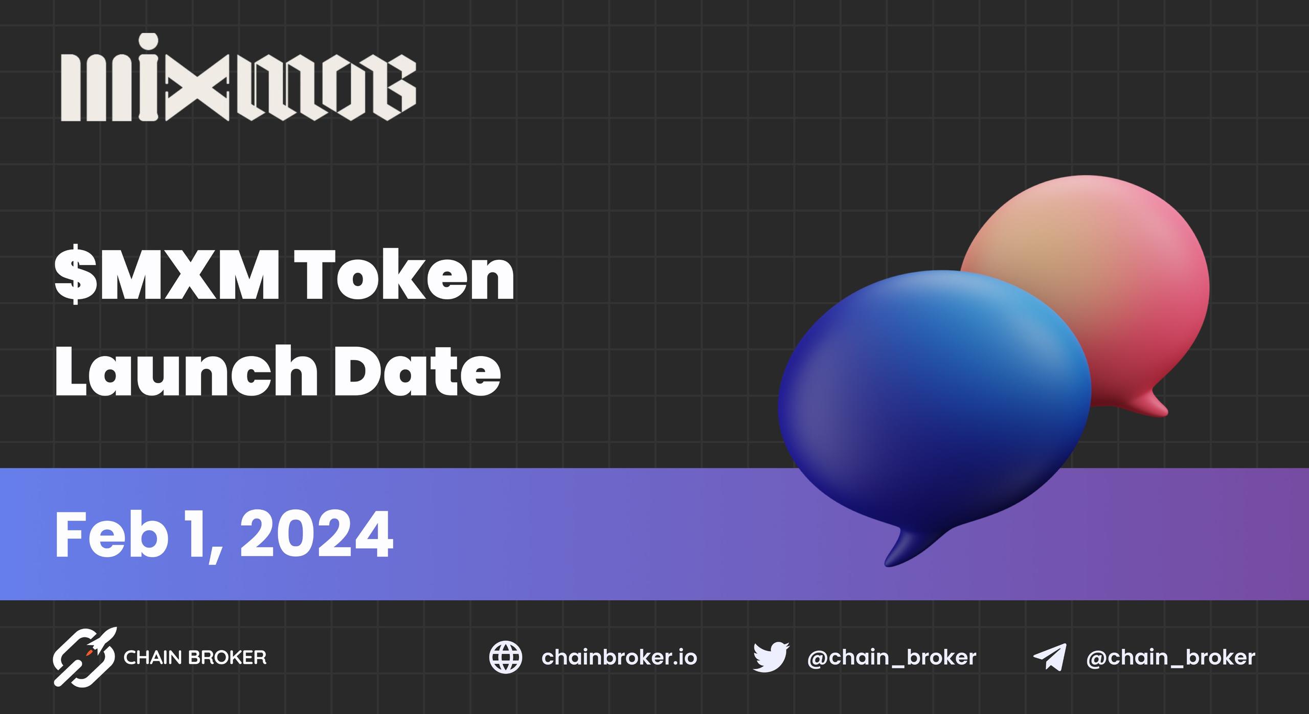 MixMob $MXM Token Launch is Announced MixMob $MXM Token Launch is Announced