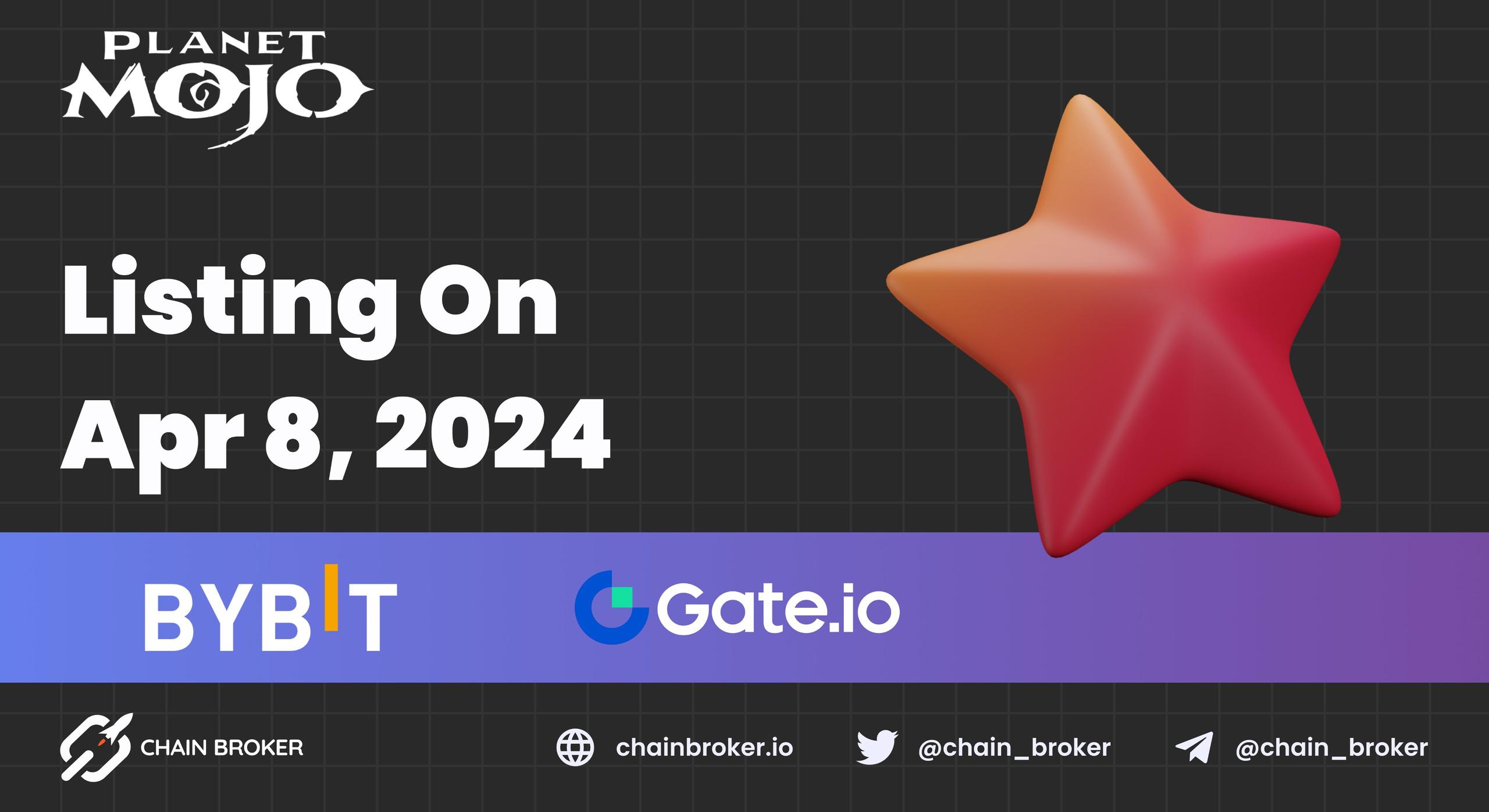 $MOJO will be Listed on Bybit and Gate.io $MOJO will be Listed on Bybit and Gate.io