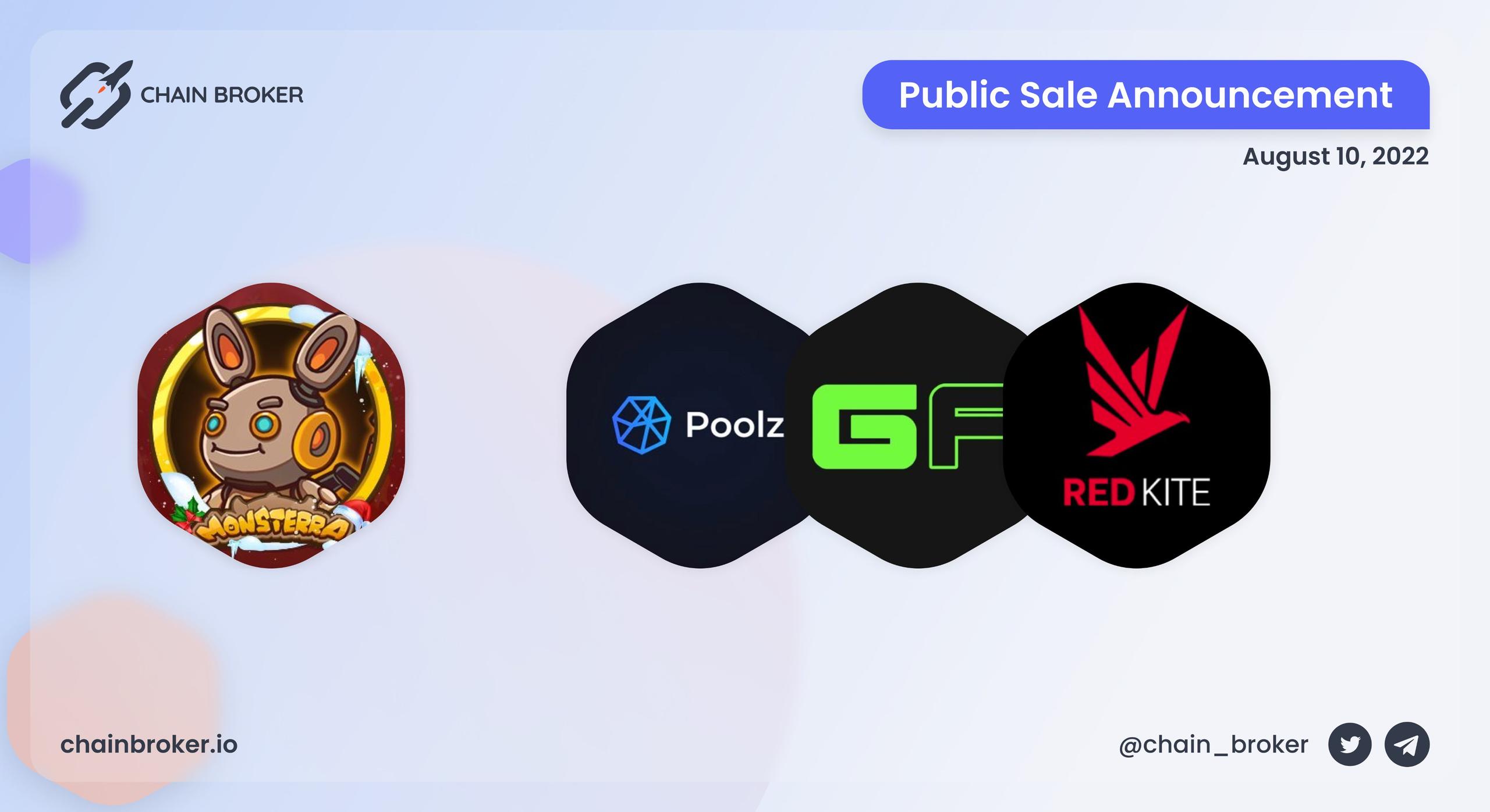 Monstera Poolz, Gamefi & Red Kite public sale Monstera Poolz, Gamefi & Red Kite public sale