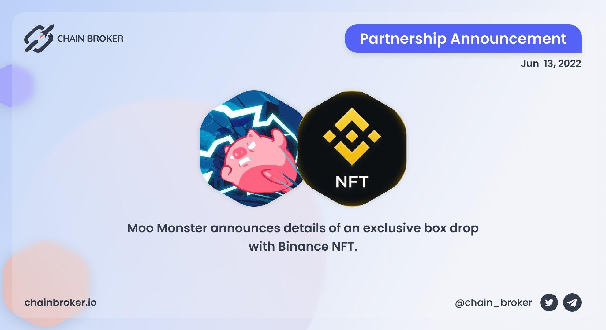 Moo Monster & Binance NFT box drop
