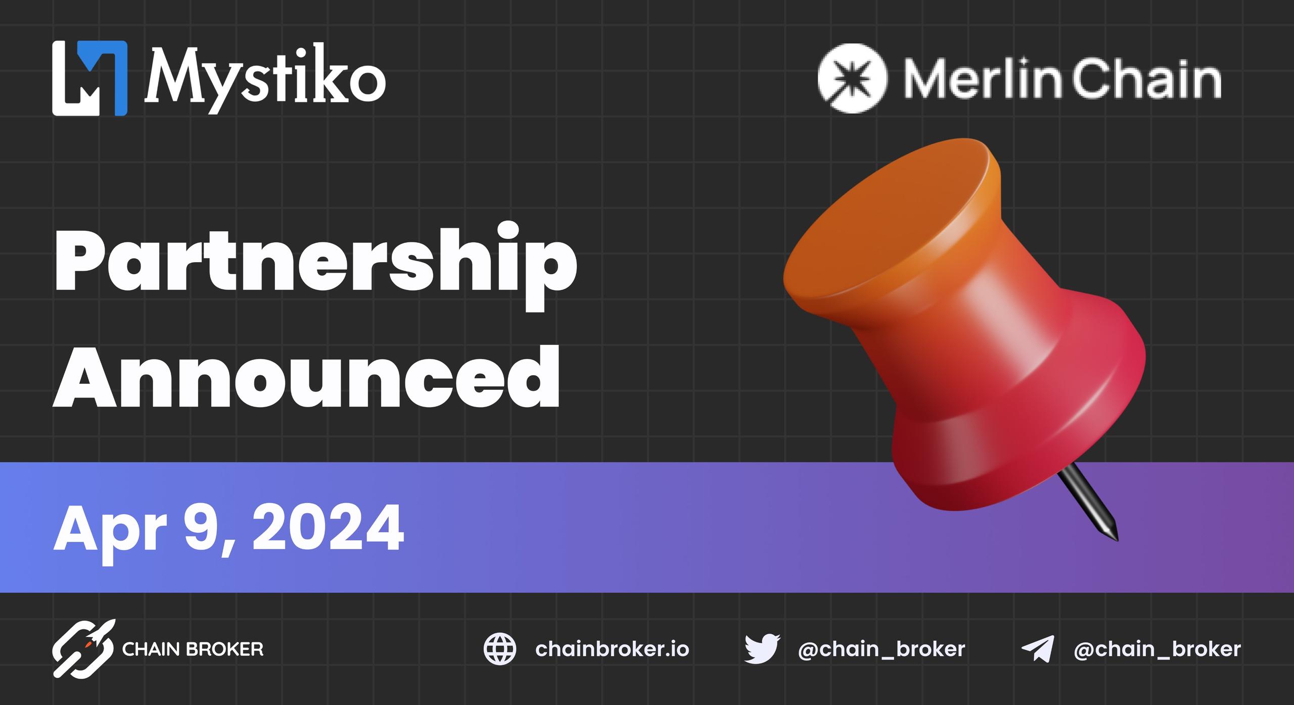 Mystiko.Network announces partnership with Merlin Chain Mystiko.Network announces partnership with Merlin Chain