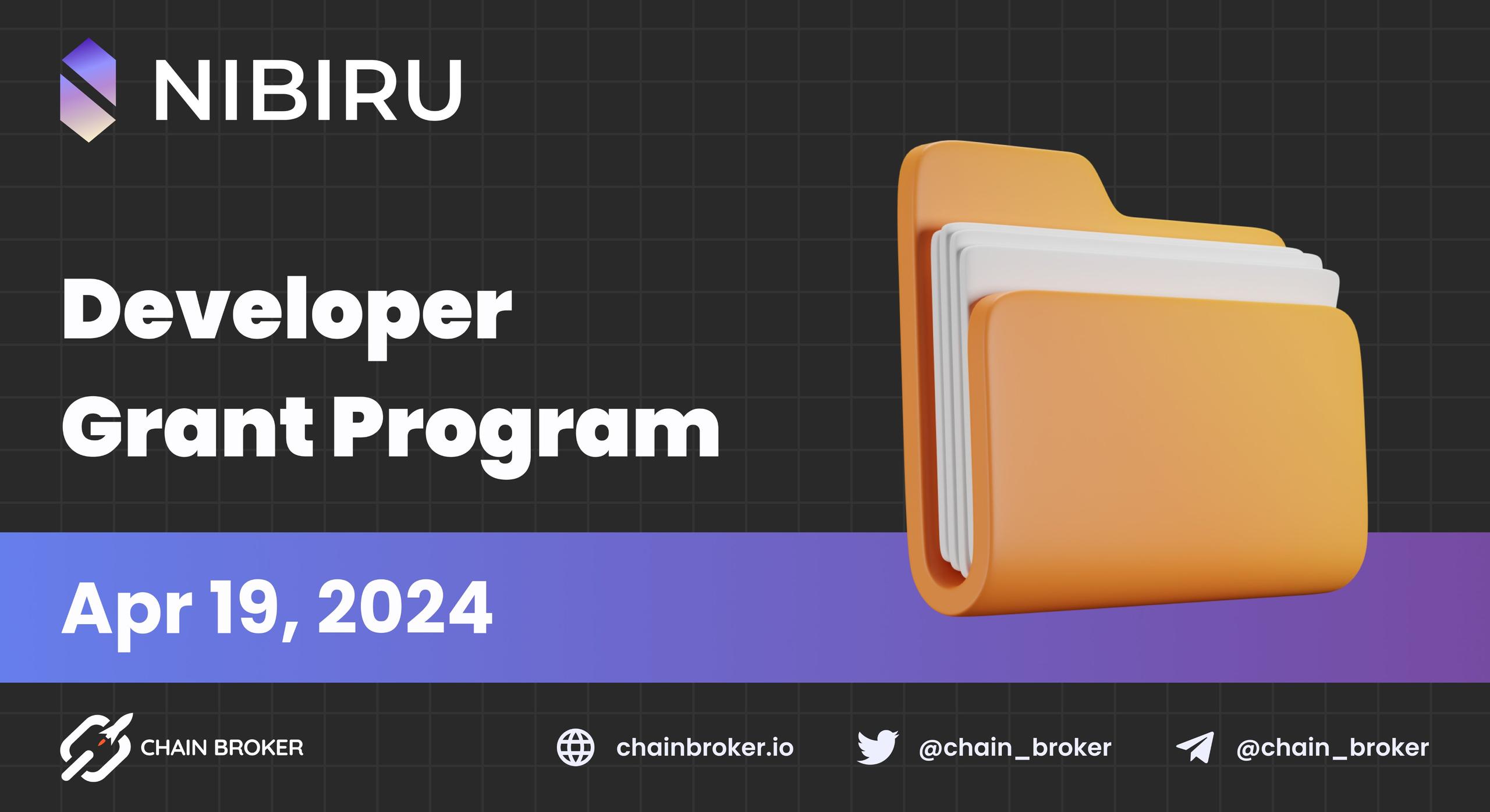 Nibiru Chain presents a $15M Developer Grant Program Nibiru Chain presents a $15M Developer Grant Program