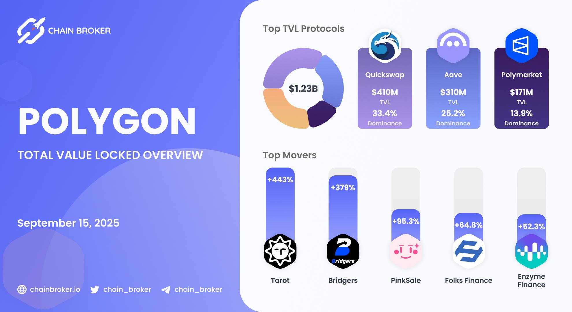 Polygon total value locked overview Polygon total value locked overview