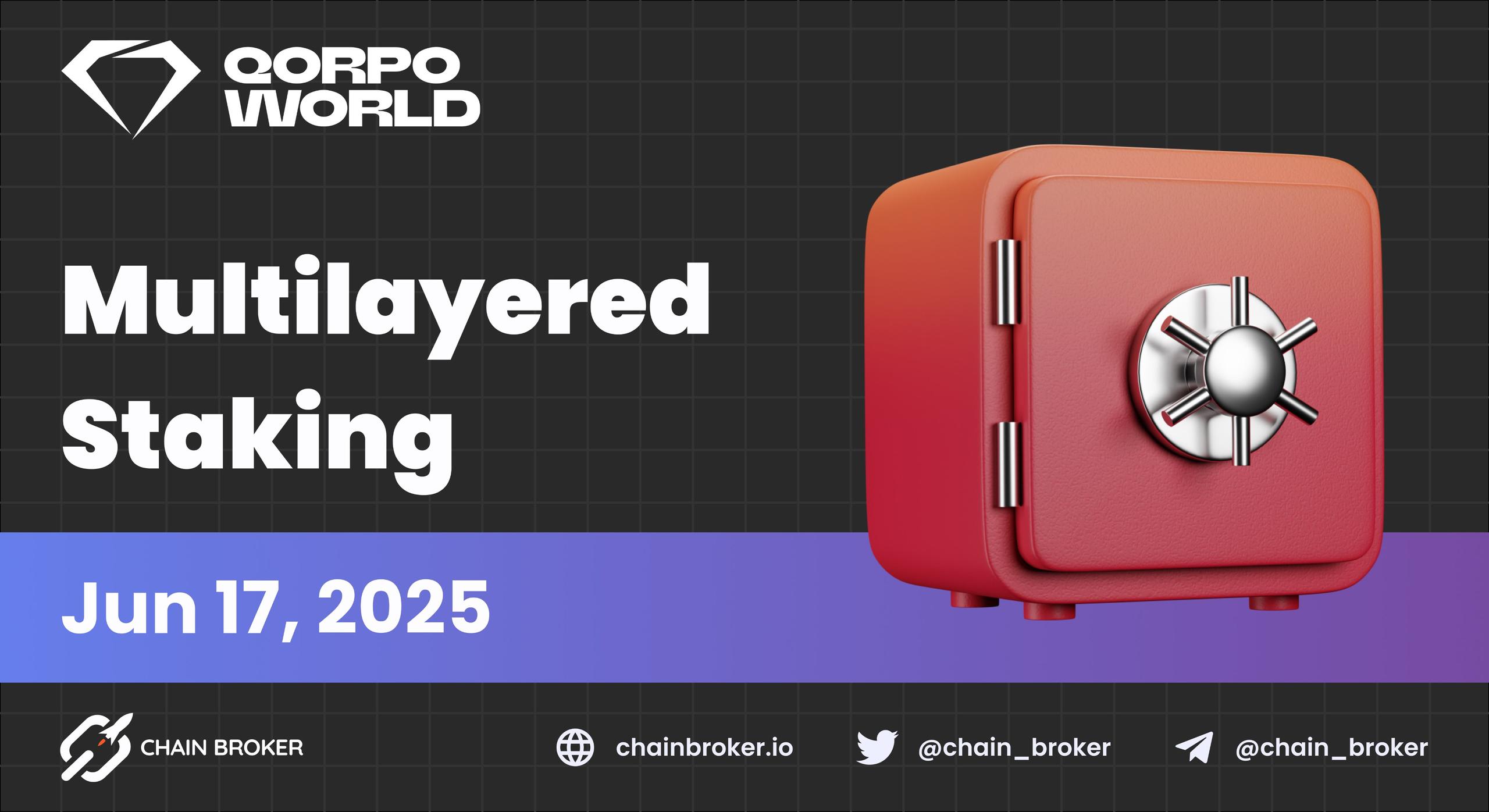QORPO Launches 5-Level $QORPO Staking System QORPO Launches 5-Level $QORPO Staking System