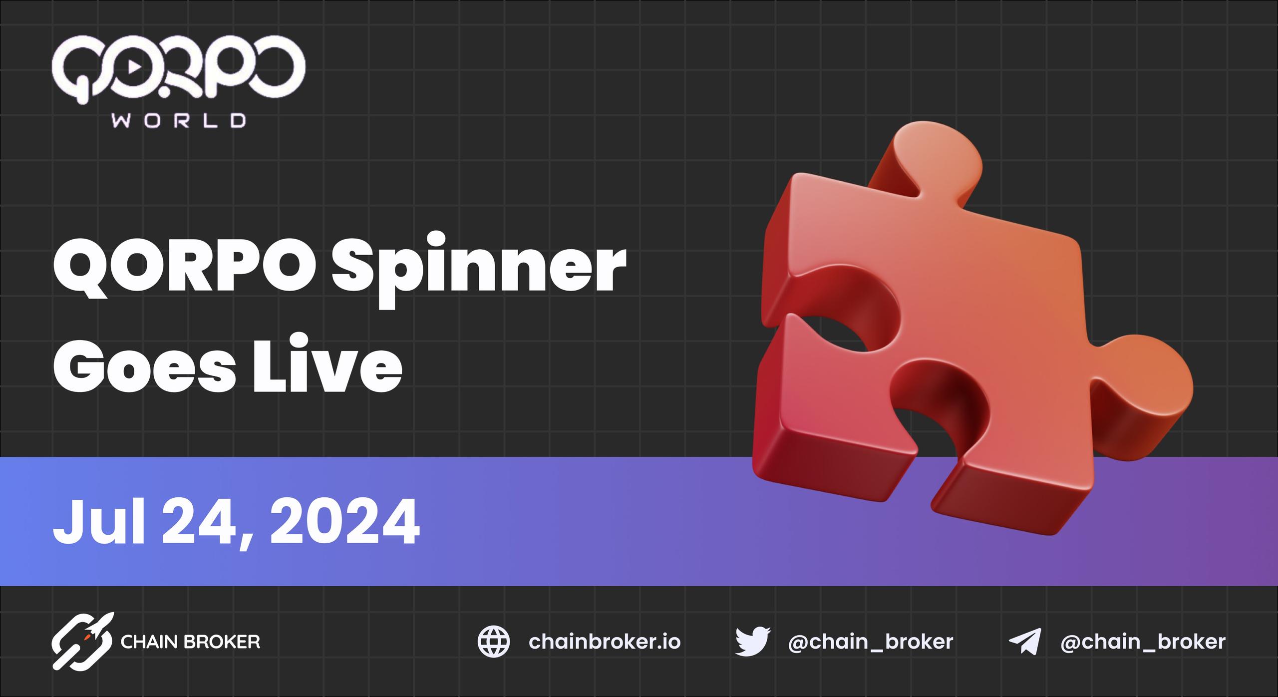 QORPO World Launches QORPO Spinner QORPO World Launches QORPO Spinner