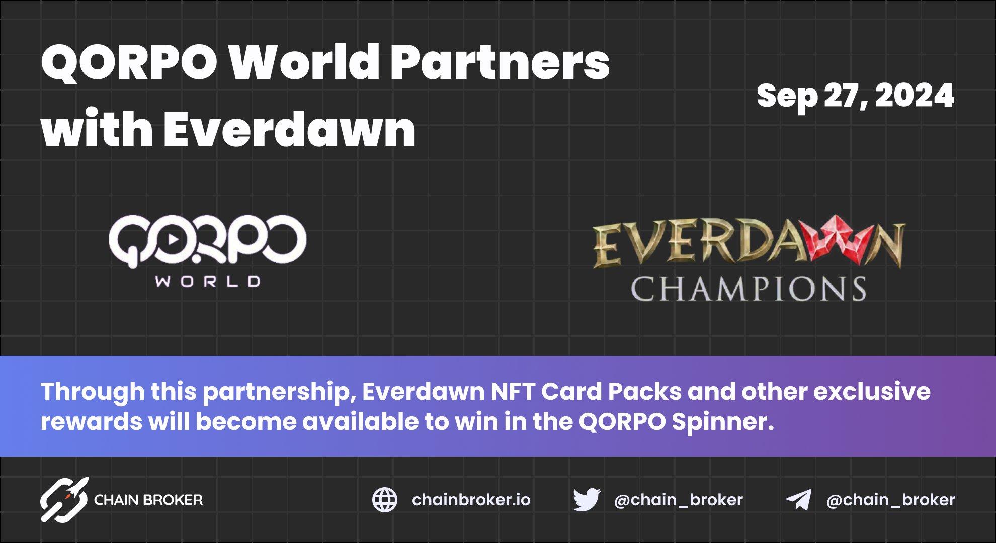 QORPO World Partners with Everdawn: Champions QORPO World Partners with Everdawn: Champions