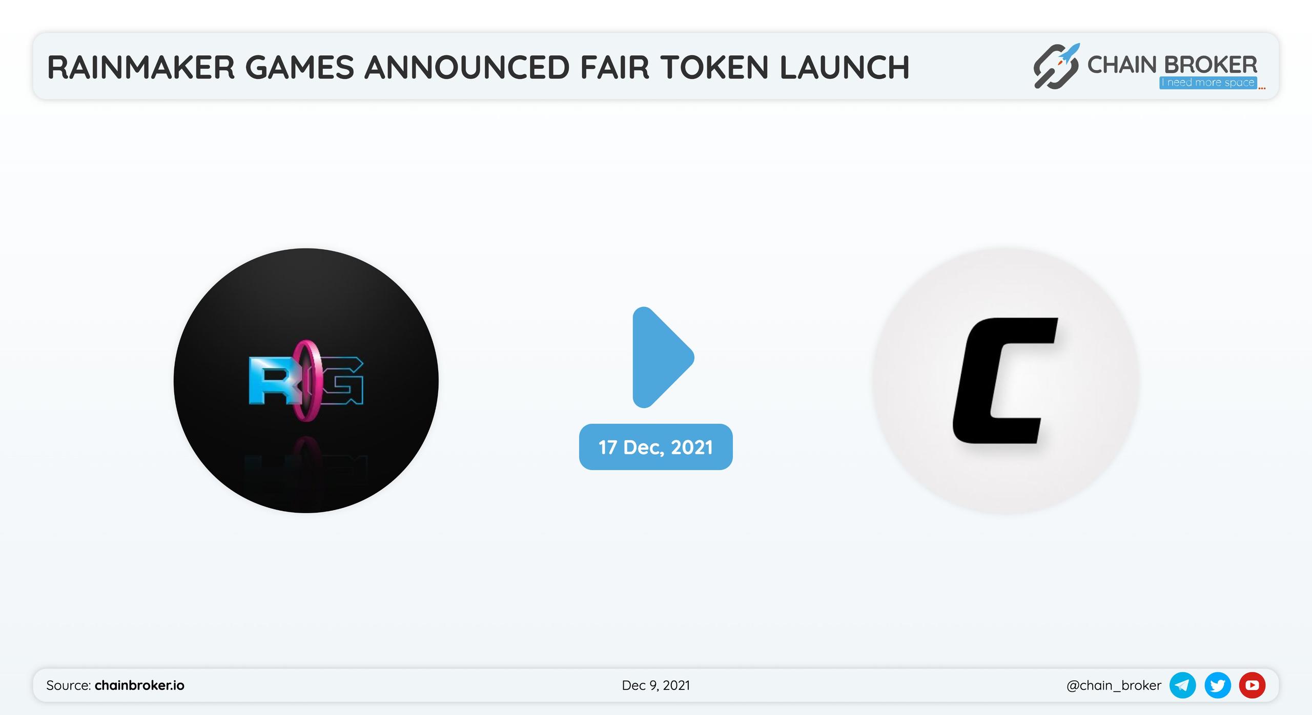 Rainmaker Gaming has partnered with Copper Launch for token fair launch. Rainmaker Gaming has partnered with Copper Launch for token fair launch.