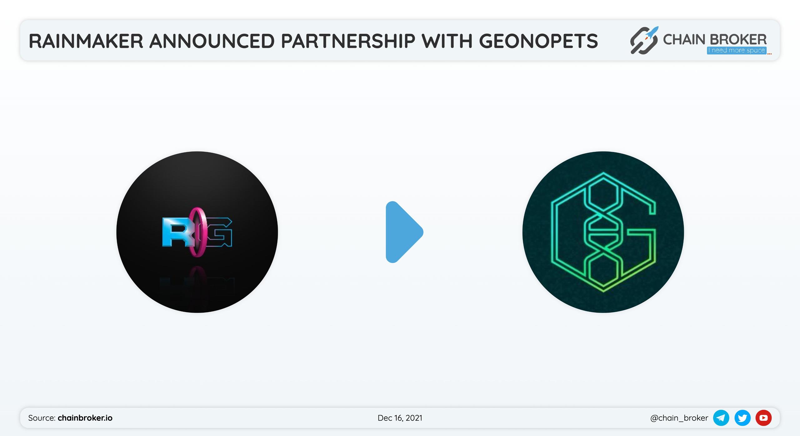 Rainmaker Gaming has partnered with Genopets to enhance #MoveToEarn gaming. Rainmaker Gaming has partnered with Genopets to enhance #MoveToEarn gaming.