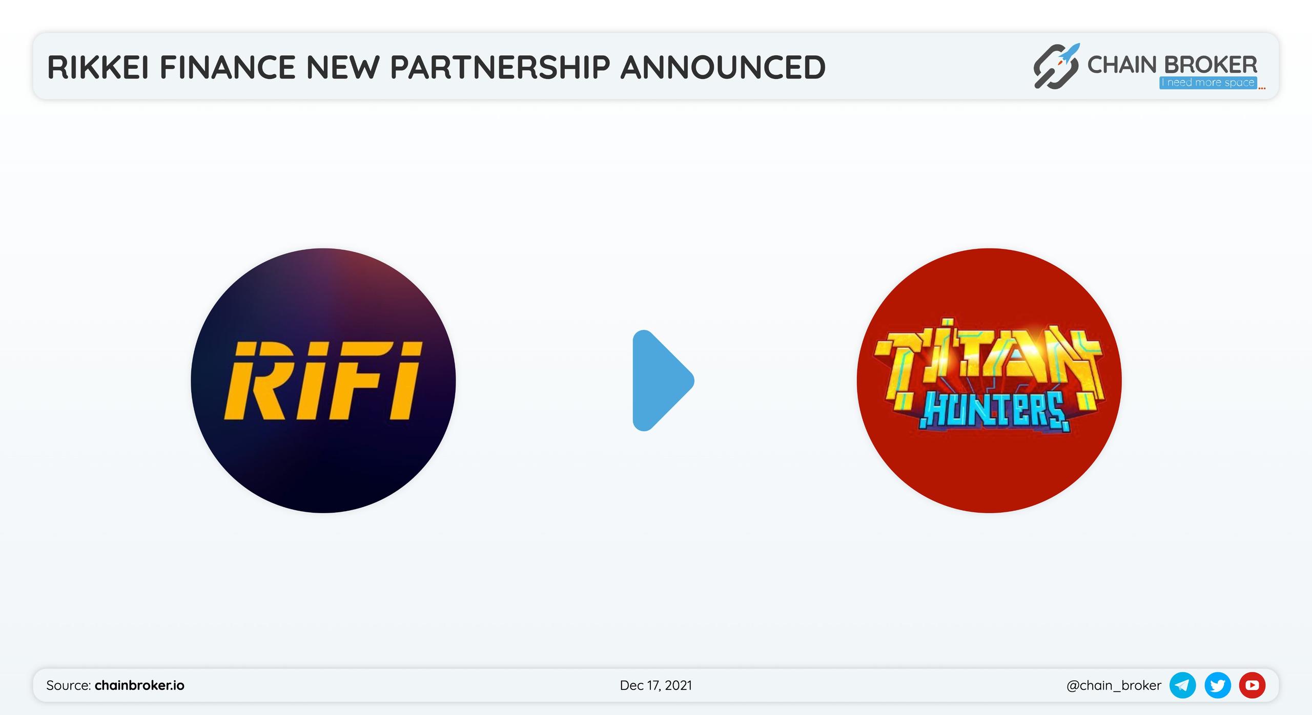 Rikkei Finance has partnered with Titan Hunters to enhance #BlockchainGaming. Rikkei Finance has partnered with Titan Hunters to enhance #BlockchainGaming.