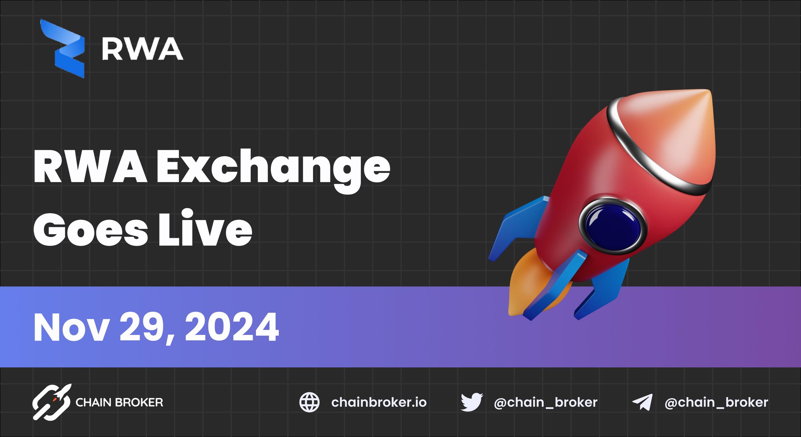 RWA Inc. launches the RWA Exchange on Testnet RWA Inc. launches the RWA Exchange on Testnet