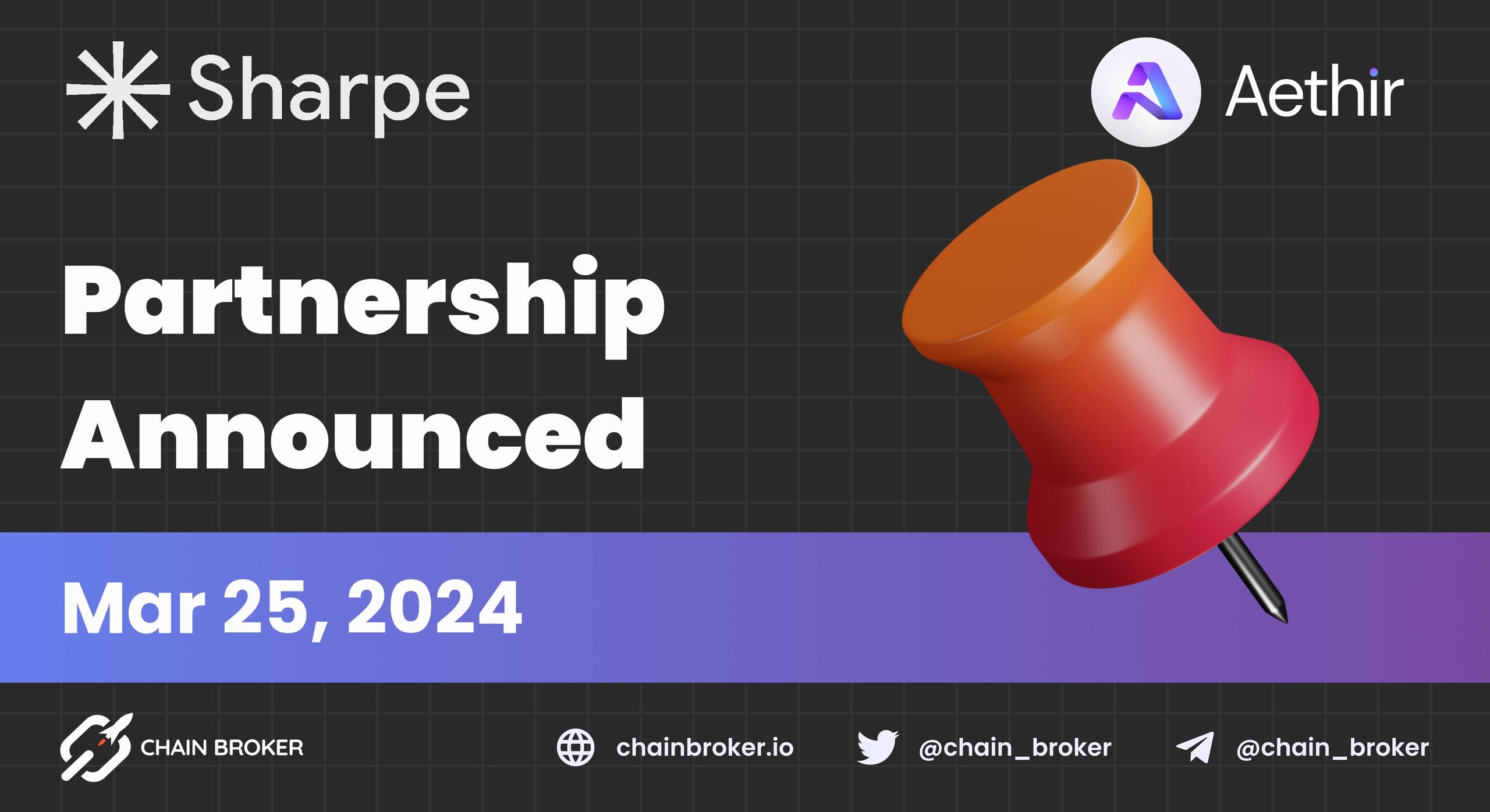 Sharpe AI and Aethir announce partnership Sharpe AI and Aethir announce partnership