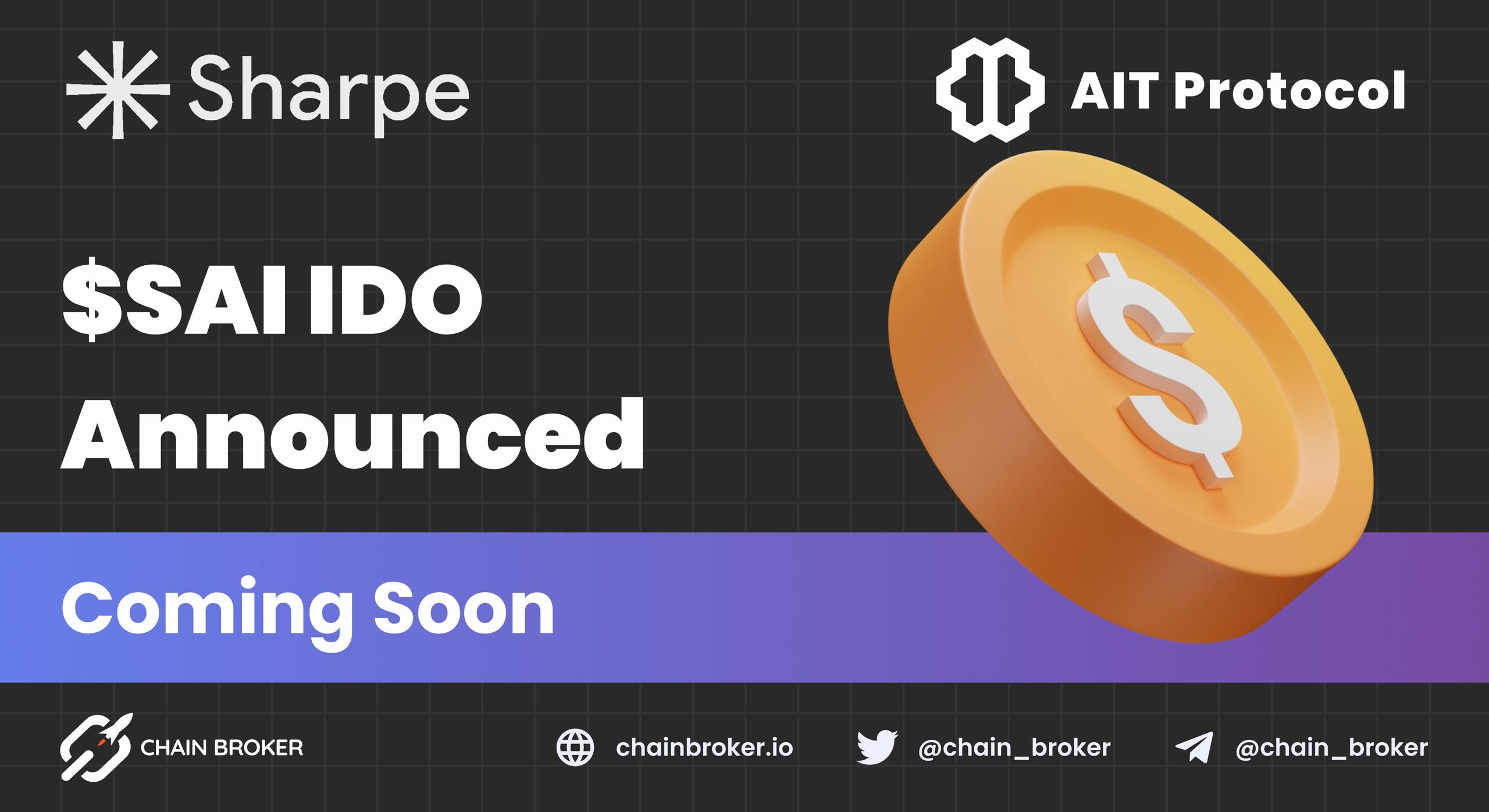 Sharpe AI has announced its IDO on AIT Launchpad Sharpe AI has announced its IDO on AIT Launchpad