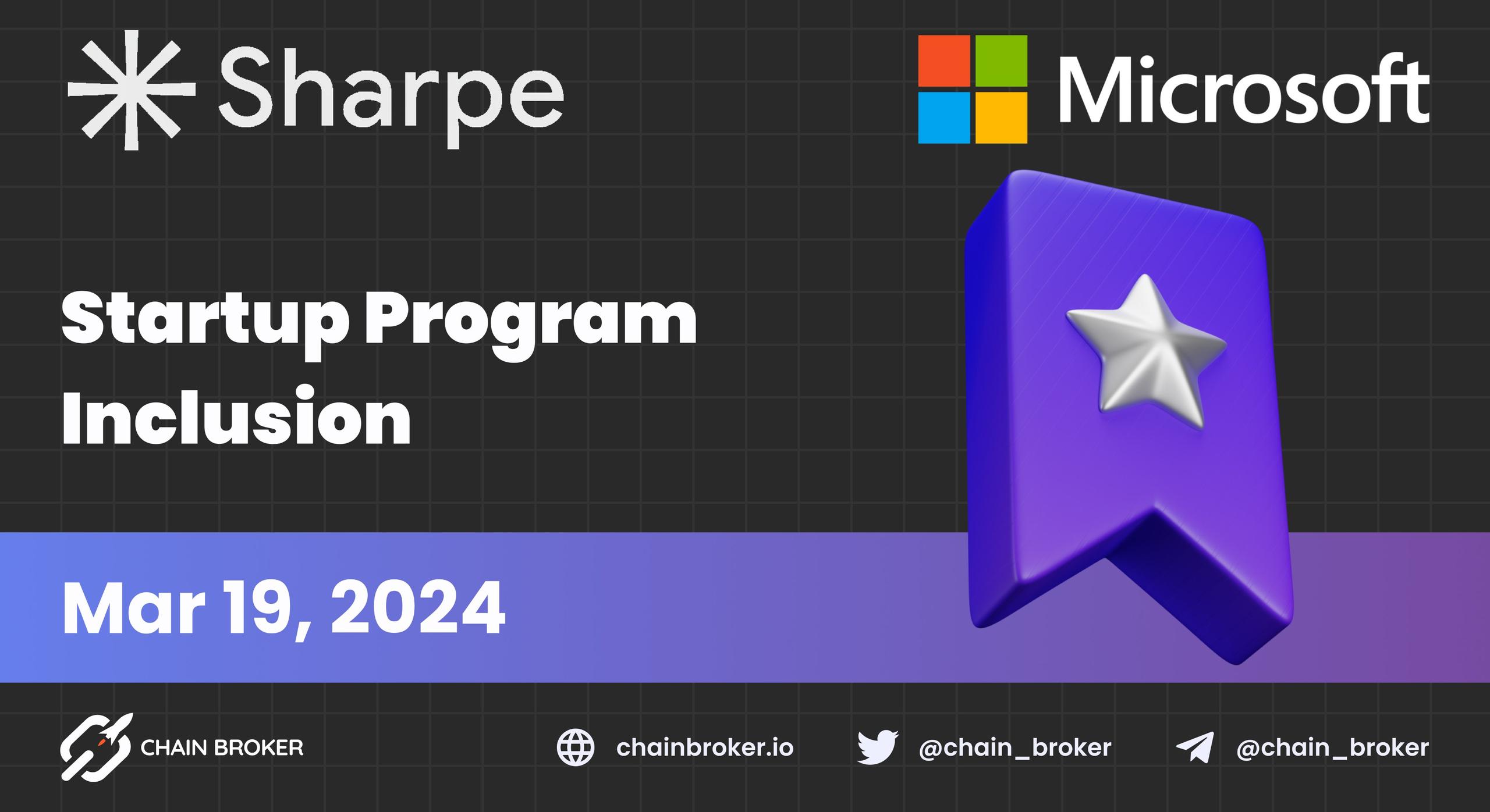 Sharpe AI joins Microsoft for Startups Founders Hub Sharpe AI joins Microsoft for Startups Founders Hub