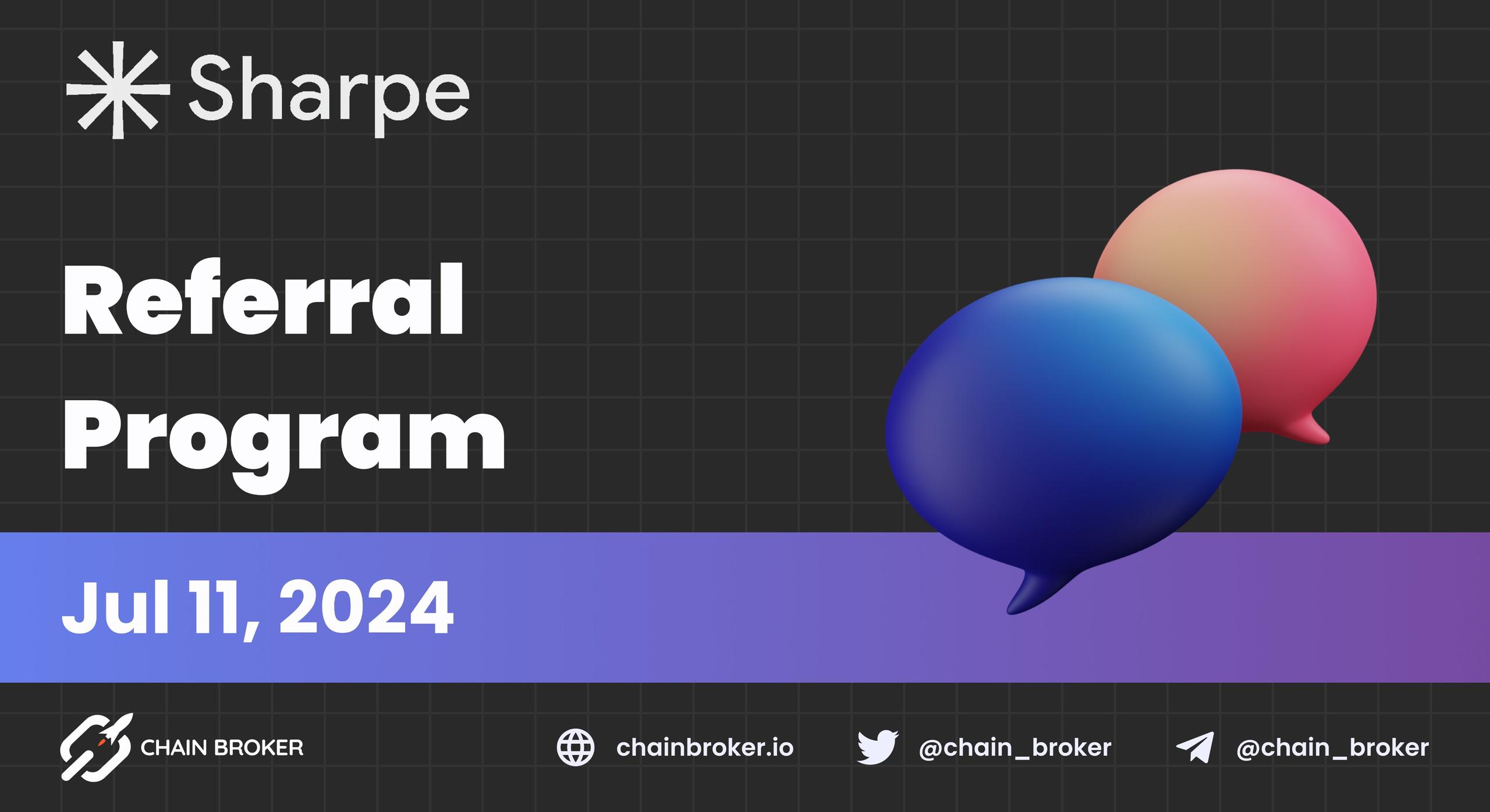 Sharpe Perps Referral Program Launched Sharpe Perps Referral Program Launched