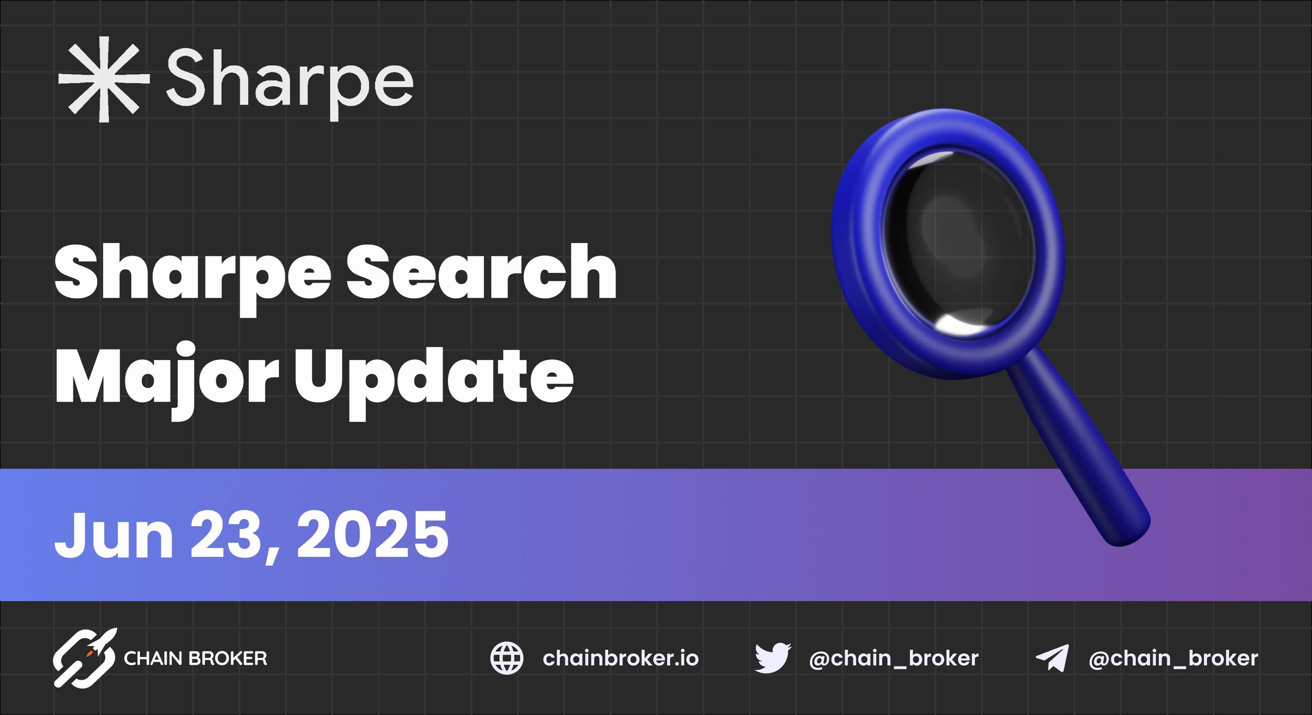 Sharpe Unleils a Major Upgrade to Sharpe Search Sharpe Unleils a Major Upgrade to Sharpe Search