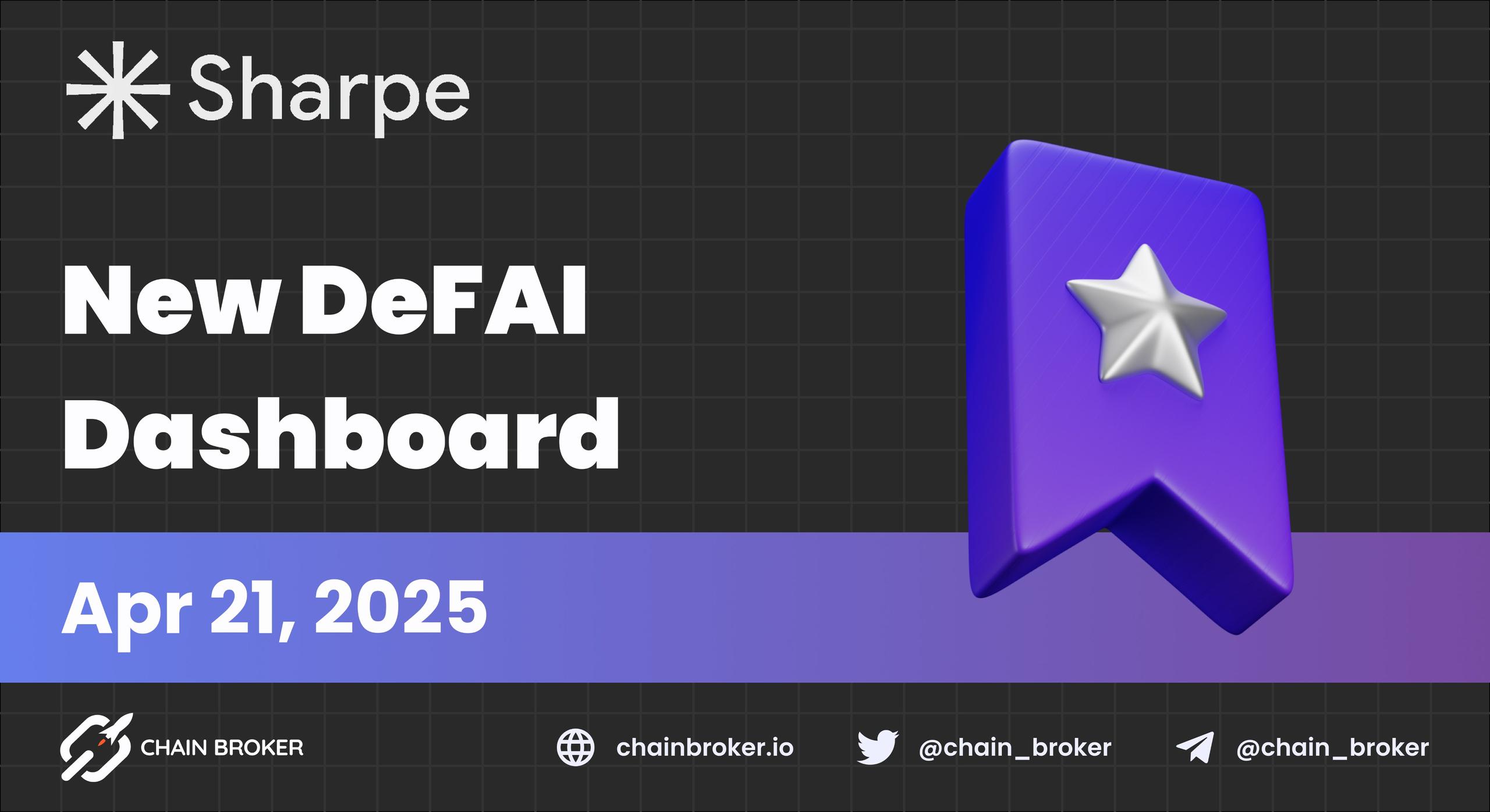 Sharpe Unveils an Upgraded DeFAI Dashboard Sharpe Unveils an Upgraded DeFAI Dashboard