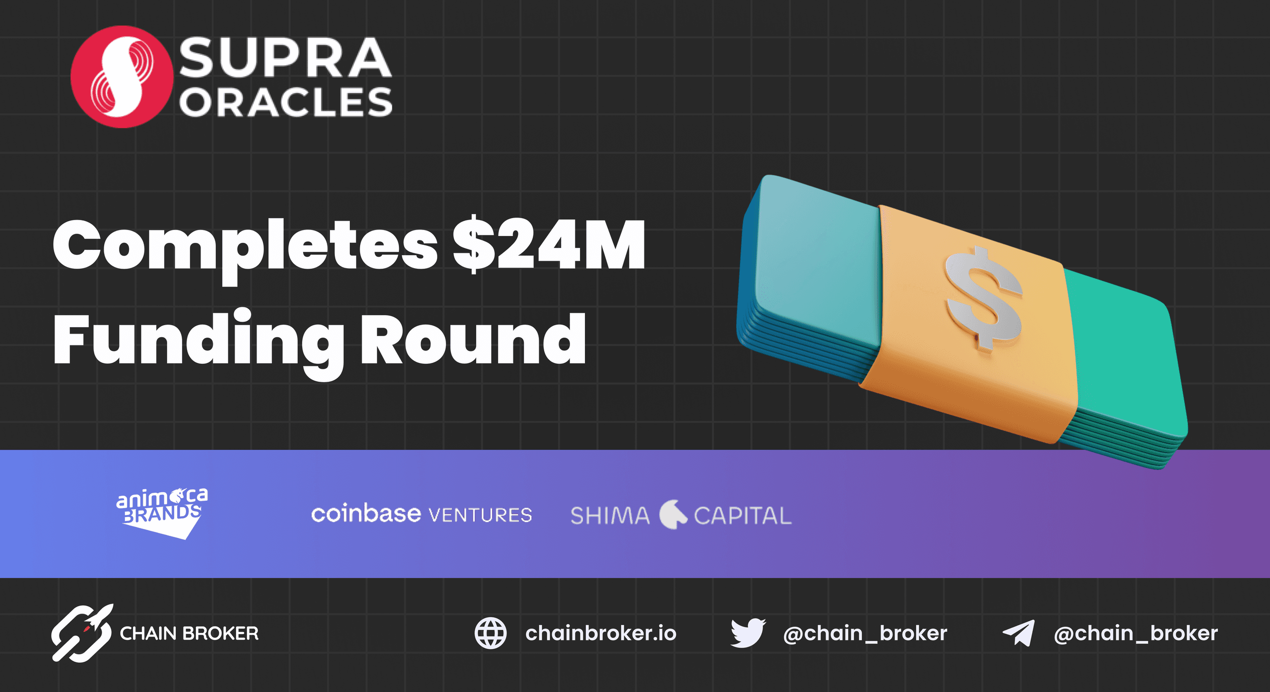 SupraOracles announced a closure of $24M Funding Round SupraOracles announced a closure of $24M Funding Round
