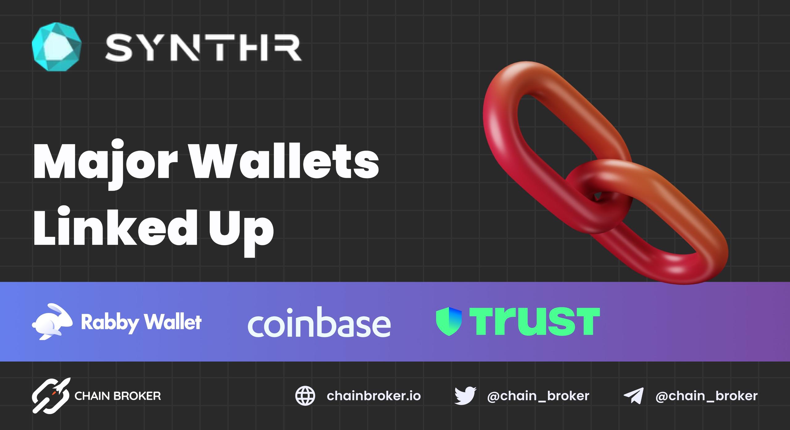SYNTHR Integrates Major ERC-20 Wallets SYNTHR Integrates Major ERC-20 Wallets