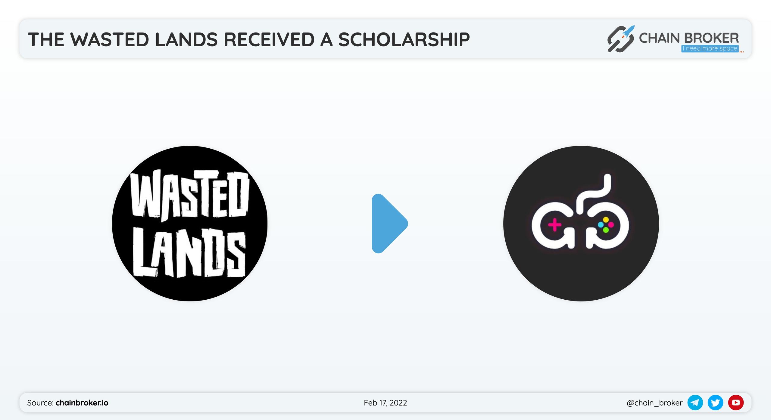 The Wasted Lands has partnered with Good Games Guild for a token launch. The Wasted Lands has partnered with Good Games Guild for a token launch.