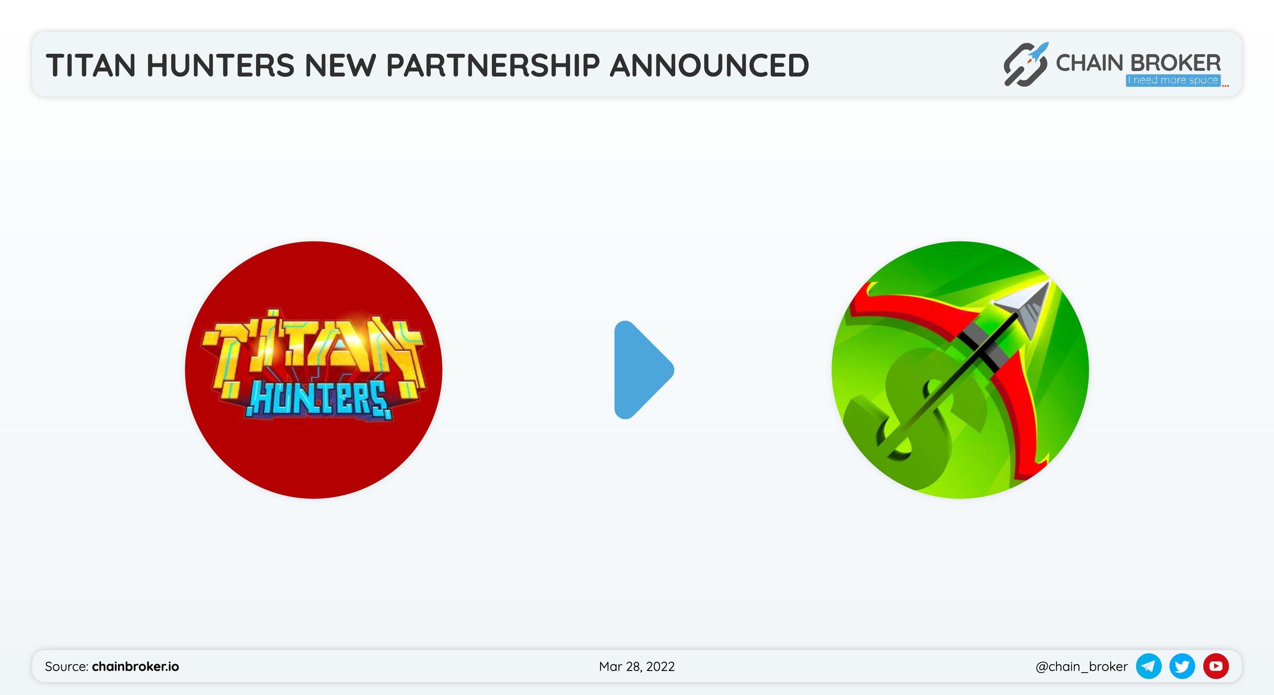 Titan Hunters has partnered with #Archero for a token launch. Titan Hunters has partnered with #Archero for a token launch.