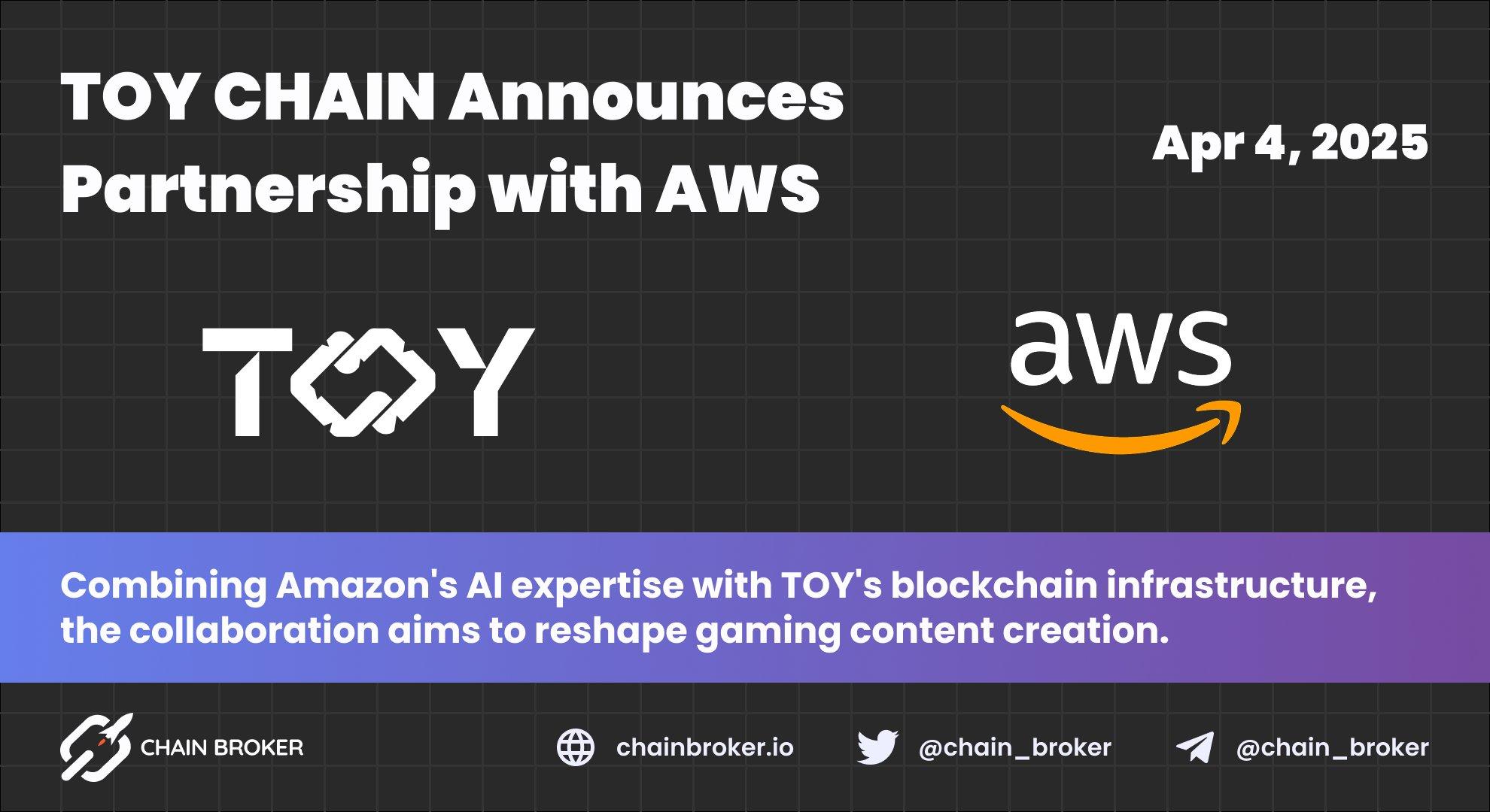 TOY CHAIN Announces Strategic Partnership with AWS TOY CHAIN Announces Strategic Partnership with AWS
