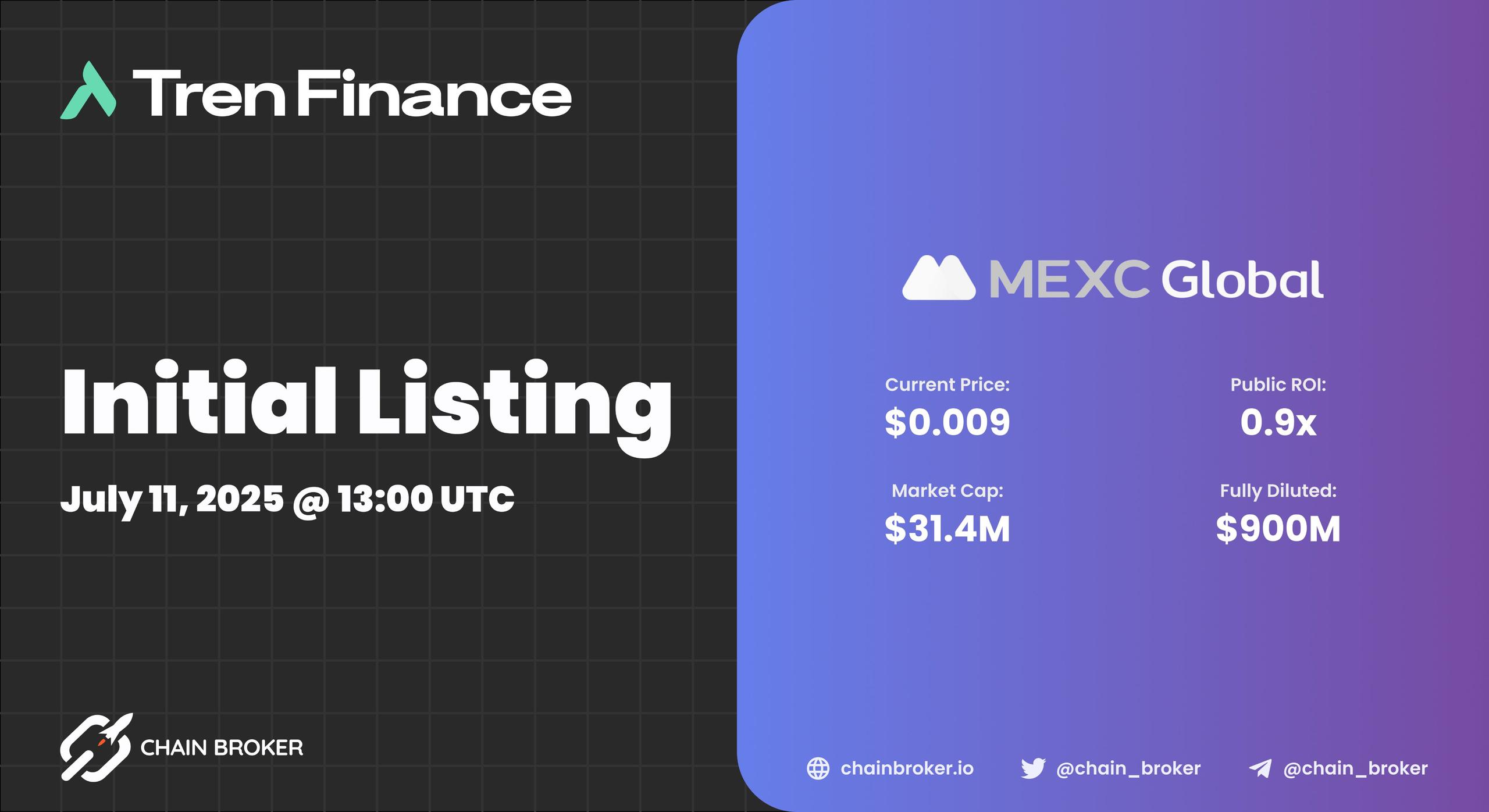 Tren Finance has been Listed on MEXC Tren Finance has been Listed on MEXC