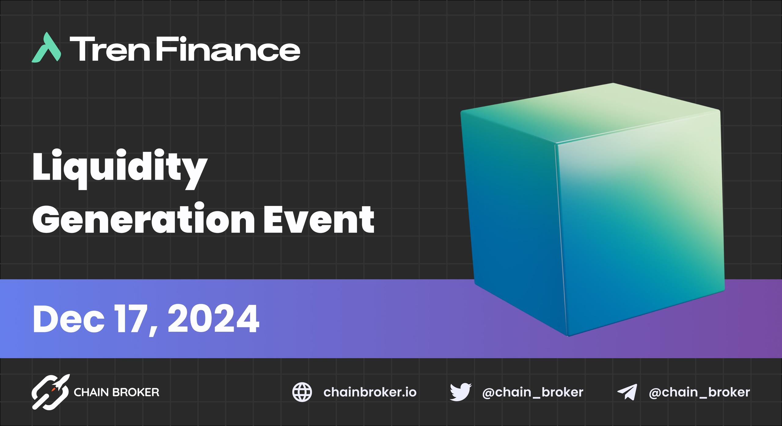 Tren Finance Launches a Liquidity Generation Event on Arbitrum Tren Finance Launches a Liquidity Generation Event on Arbitrum