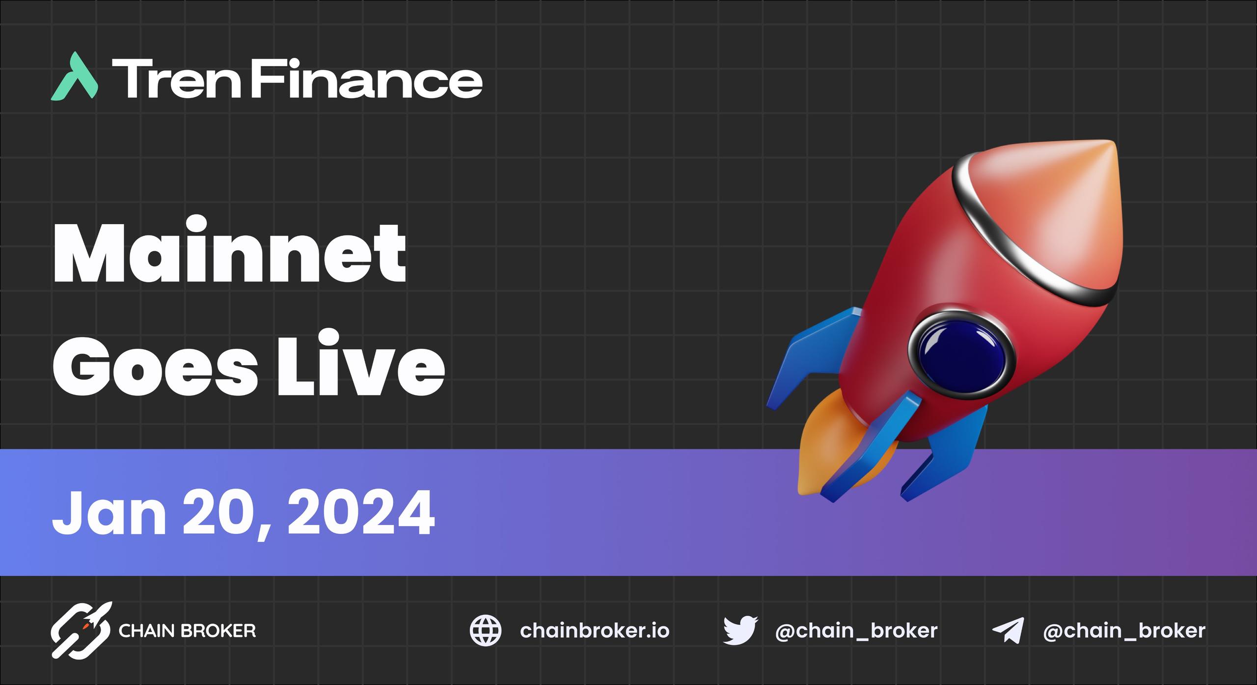 Tren Mainnet Goes Live on Arbitrum Tren Mainnet Goes Live on Arbitrum